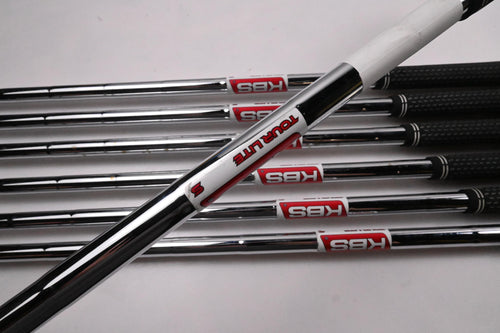 Cobra Darkspeed Irons / 5-PW+GW / Stiff Flex KBS Tour Lite Steel Shafts