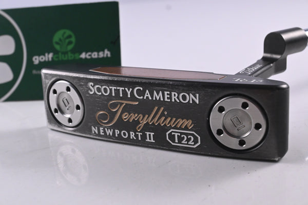 Scotty Cameron Teryllium T22 Newport II Putter / 35 Inch