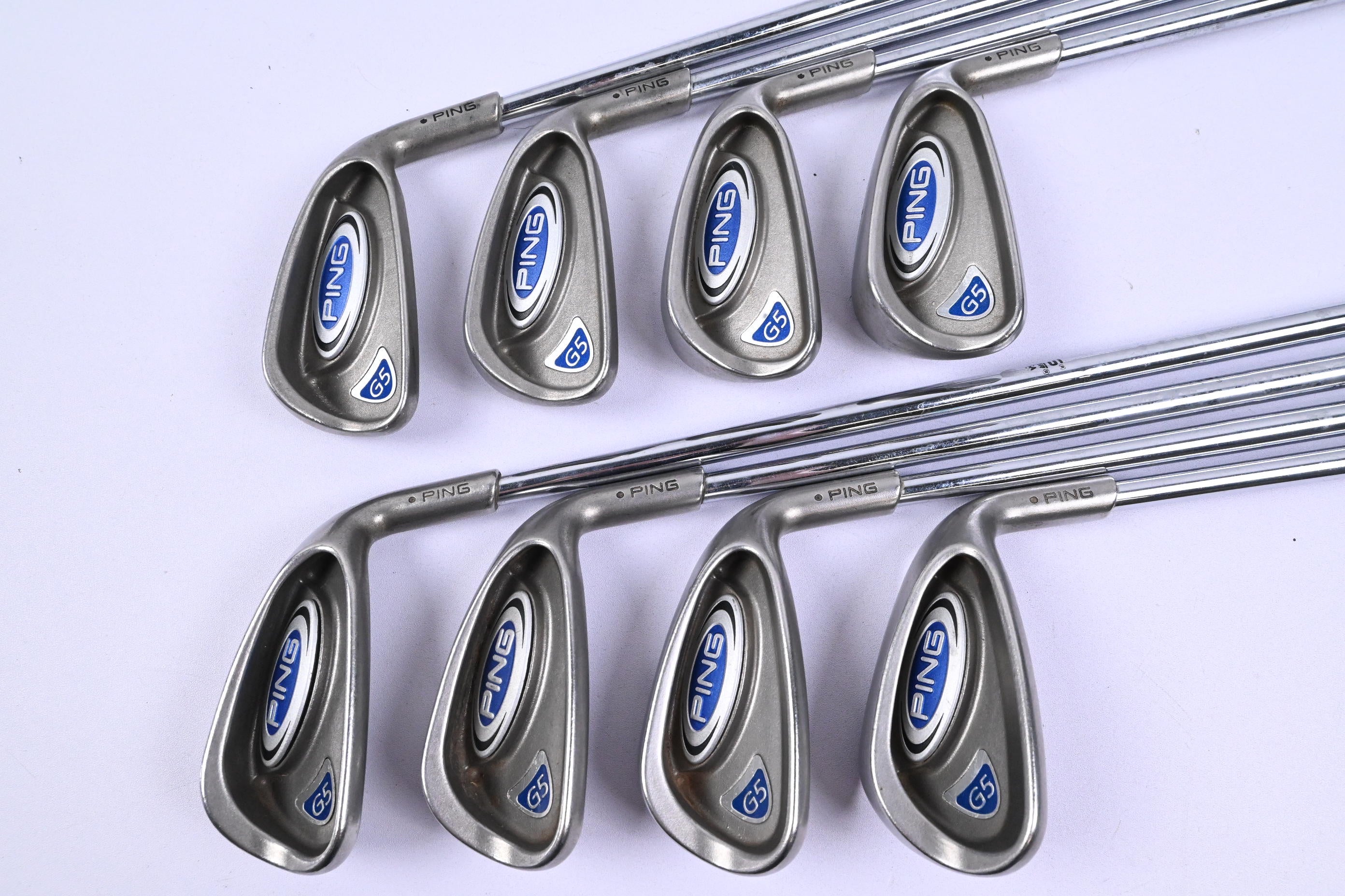Ping G5 Irons / 4-PW+SW / Black Dot / Regular Flex Ping AWT Shafts