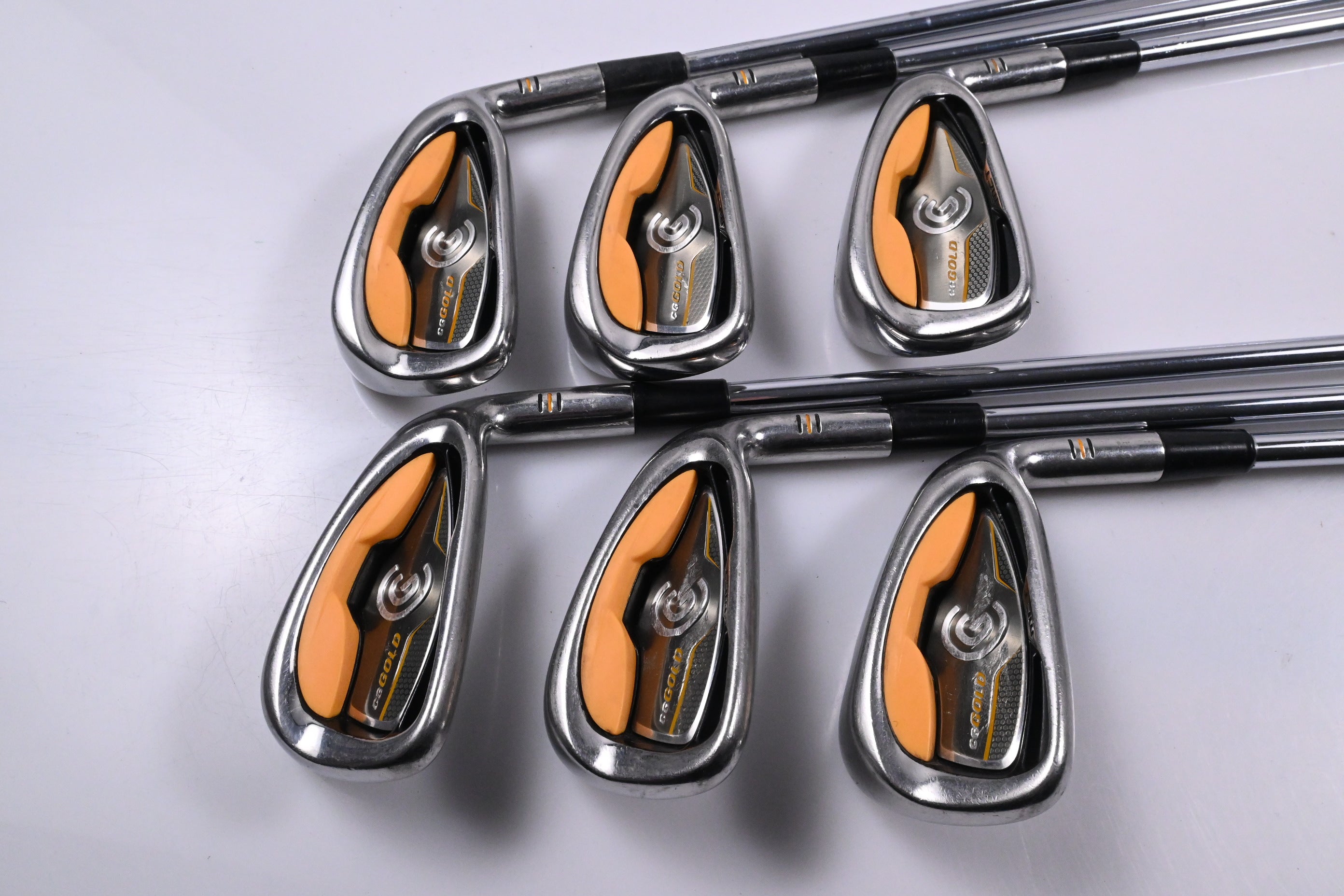 Cleveland CG Gold Irons / 5-PW / Regular Flex Action Flighted Shafts