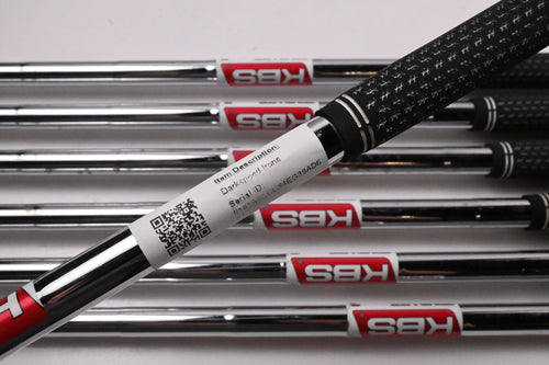 Cobra Darkspeed Irons / 5-PW+GW / Stiff Flex KBS Tour Lite Steel Shafts