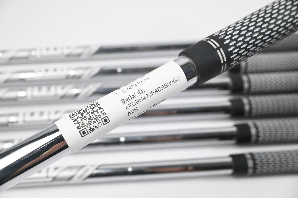 Titleist 718 AP2 Irons / 4-PW / Stiff Flex AMT Tour White S300 Shafts