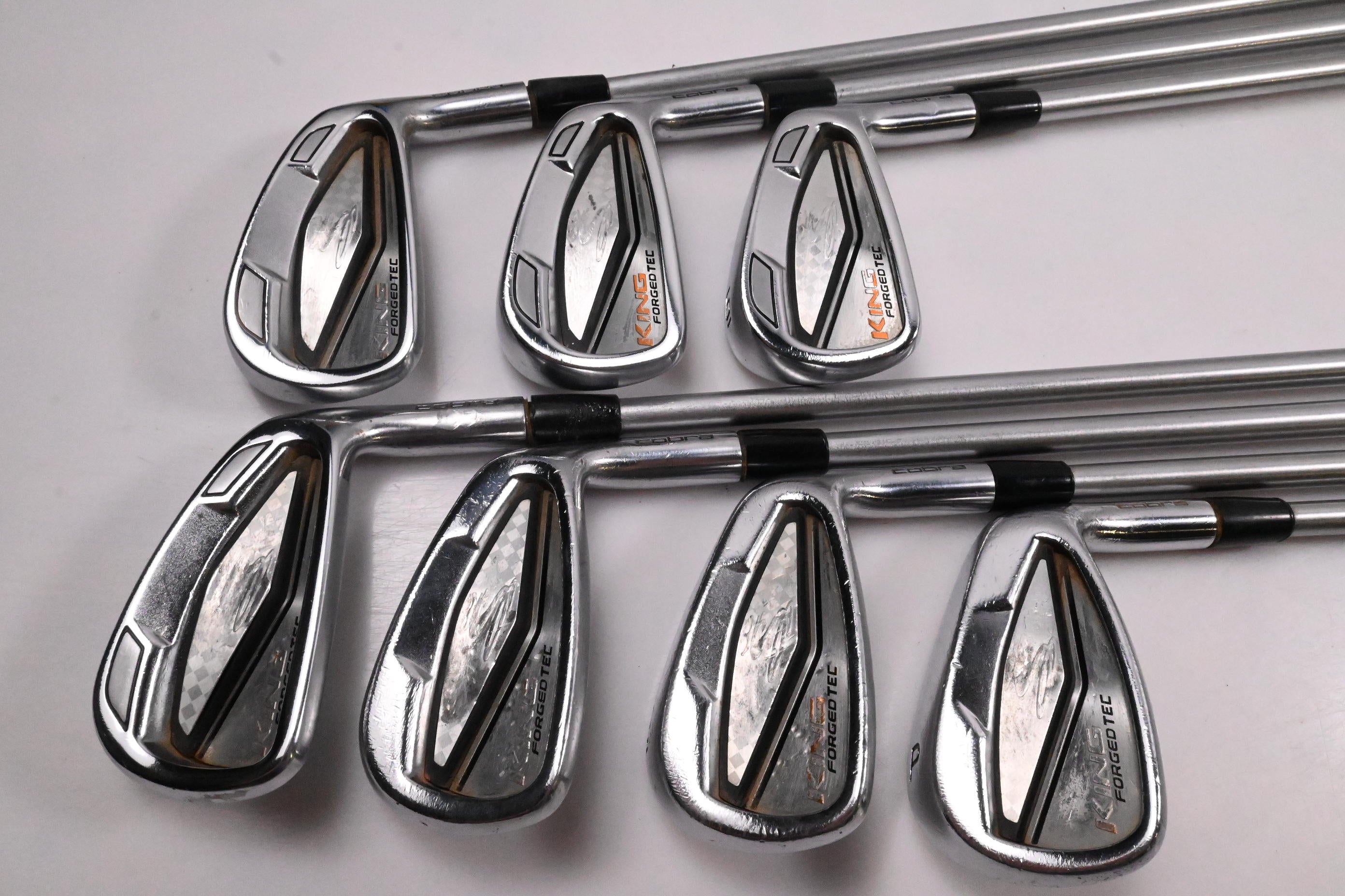 Cobra King Forged Tec Irons / 4-PW / Regular Flex KBS Tour C-Taper 105 Shaft