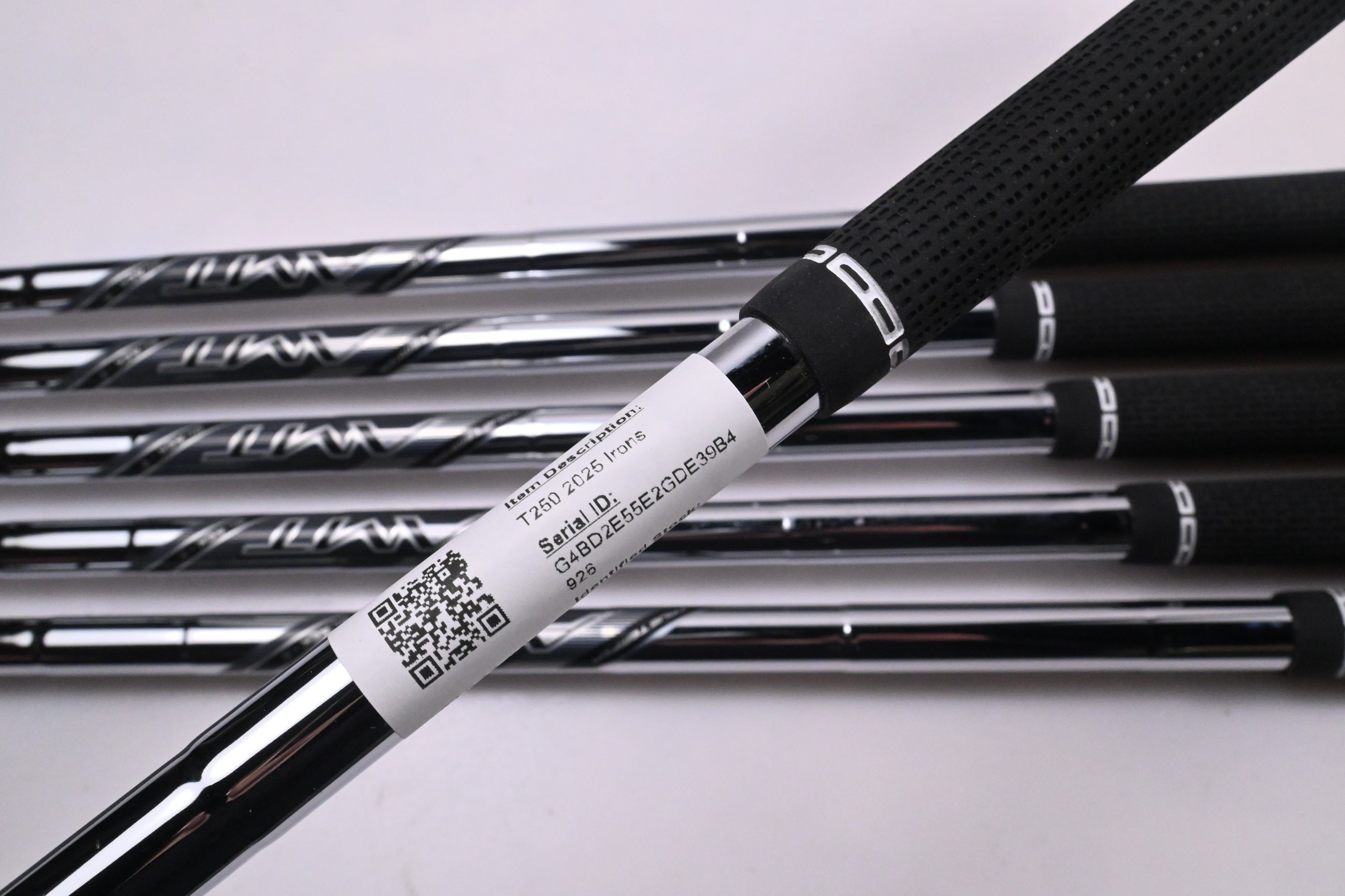 Titleist T250 2025 Irons / 5-PW / Stiff Flex AMT Black Shafts