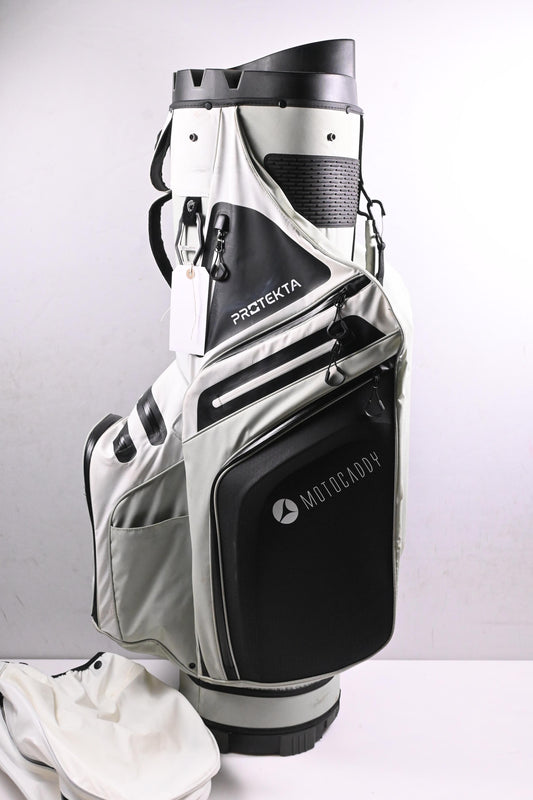 Motocaddy Protekta Cart Bag / 14-Way Divider / White, Black