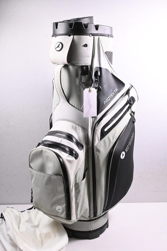Motocaddy Protekta Cart Bag / 14-Way Divider / White, Black