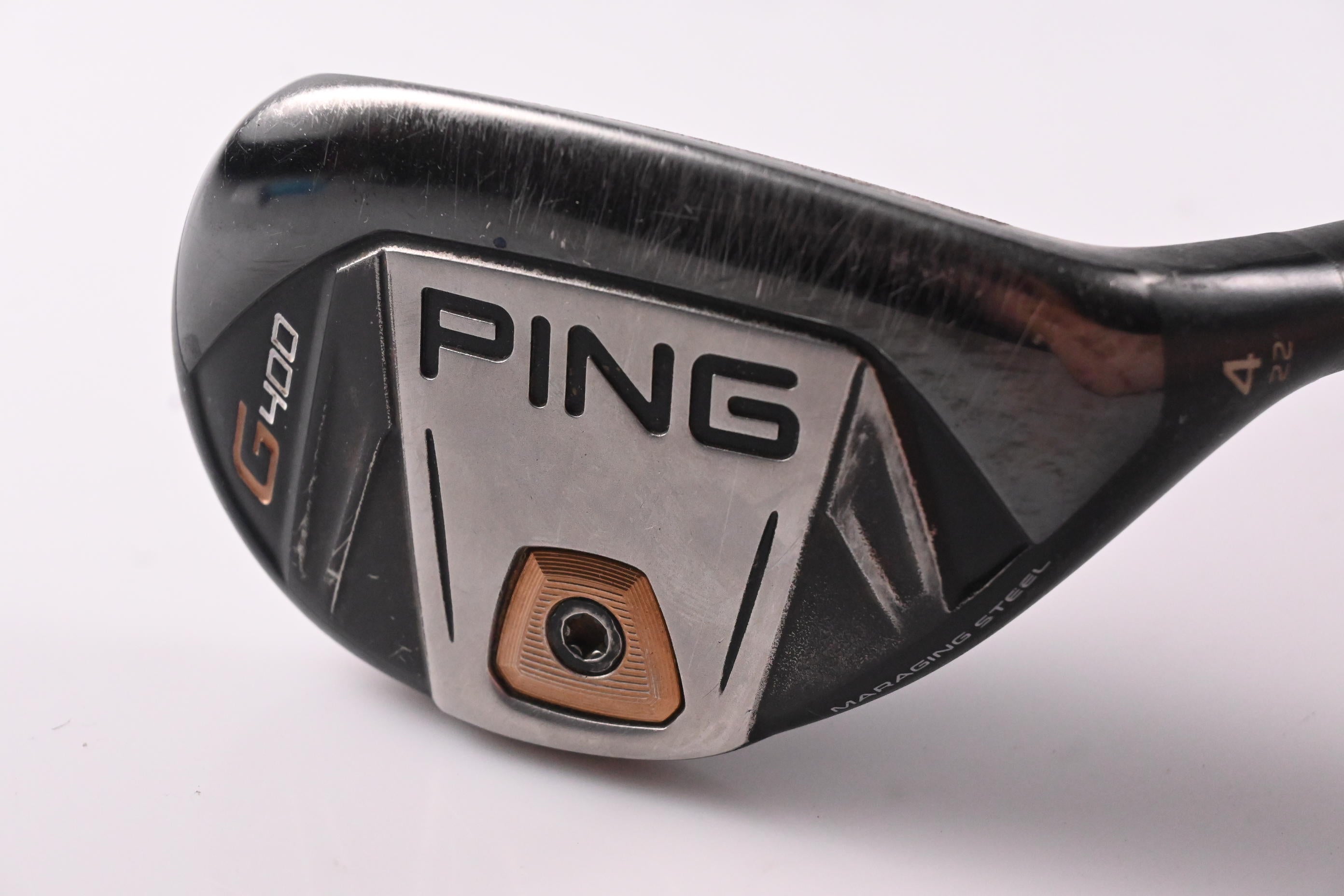 Ping G400 #4 Hybrid / 22 Degree / Stiff Flex Ping Alta CB 70 Shaft