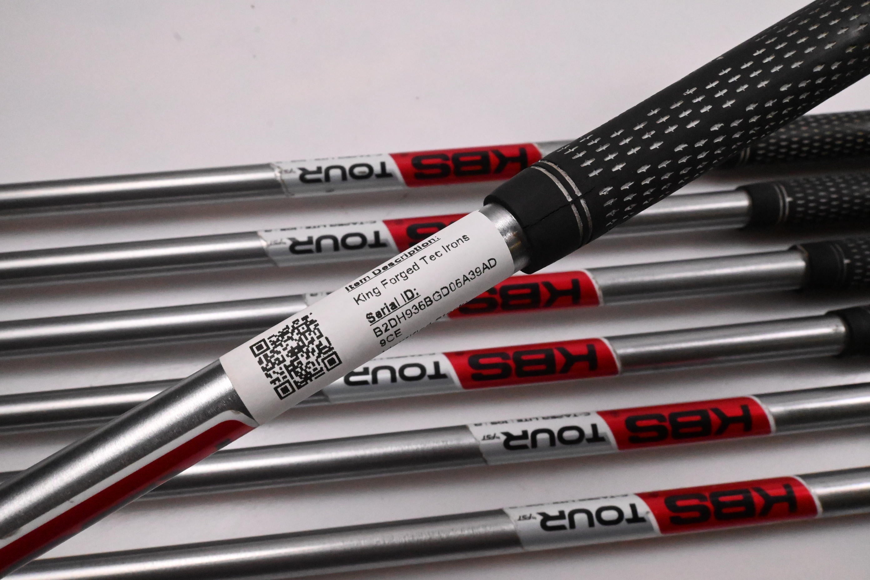 Cobra King Forged Tec Irons / 4-PW / Regular Flex KBS Tour C-Taper 105 Shaft