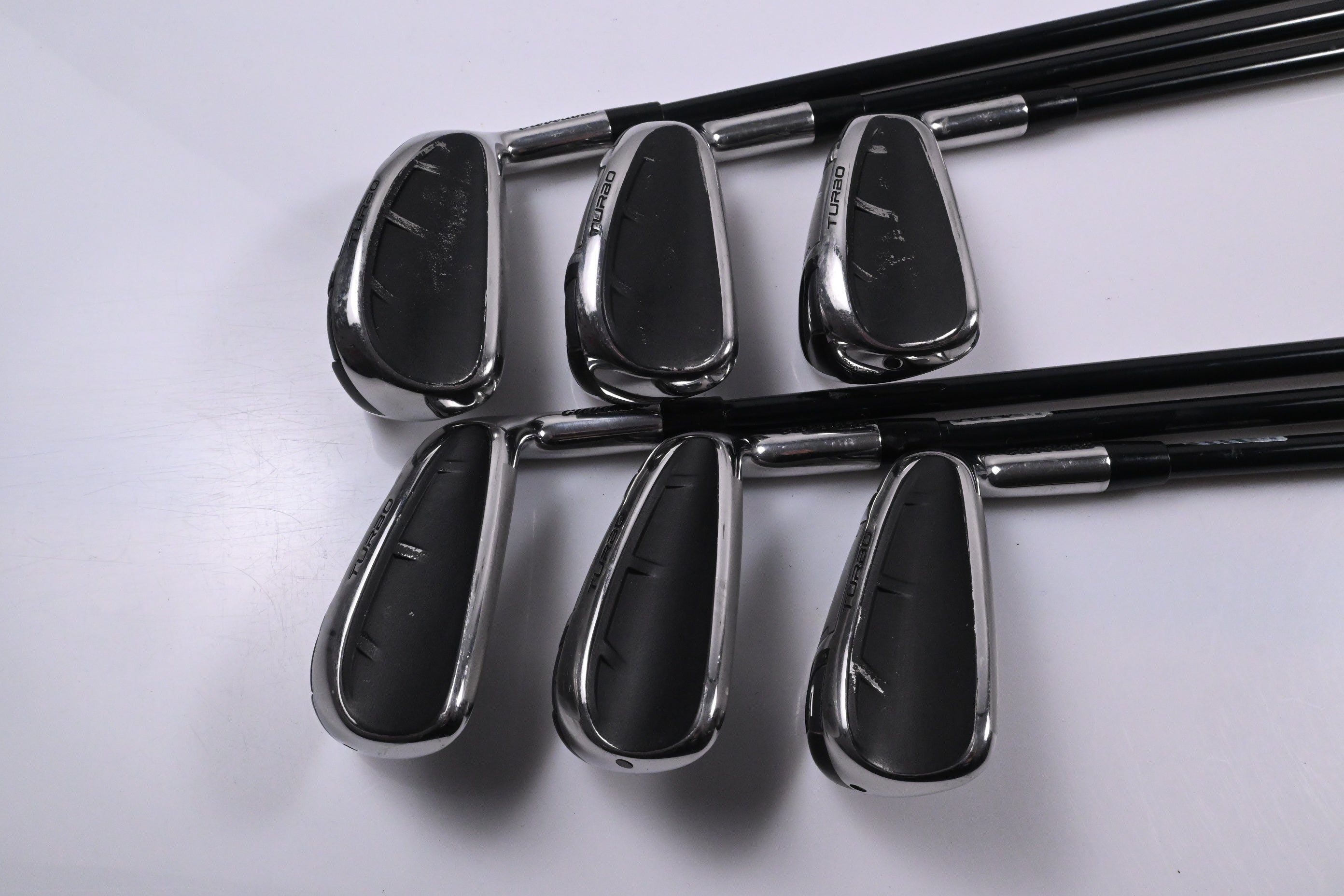 Ladies Cleveland Launcher HB Turbo Irons / 5-PW+GW / Ladies Flex Miyasaki 4 Shafts
