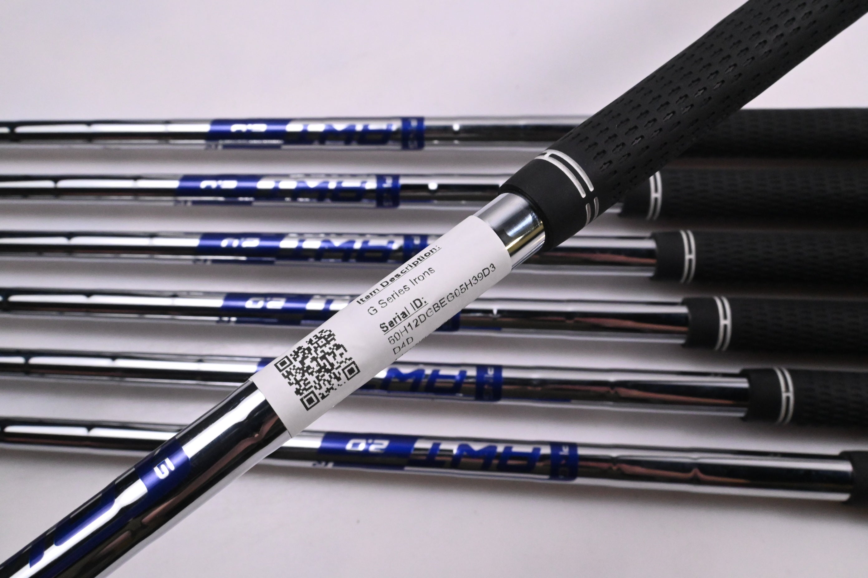 Ping G Series Irons / 5-PW+SW / Blue Dot / Regular Flex Ping AWT 2.0 Shafts