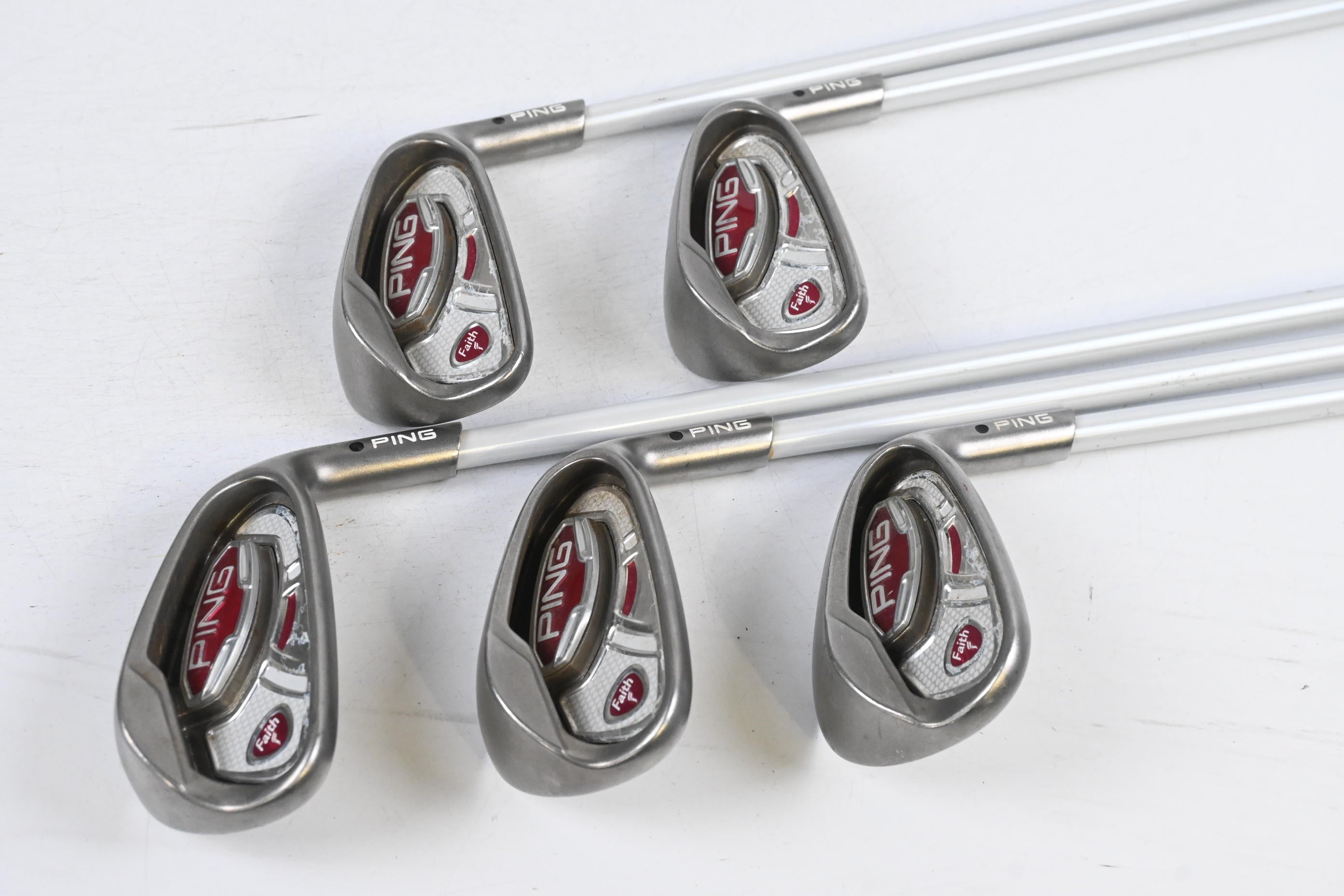 Ladies Ping Faith Hybrid Combo Irons / 7-PW+SW / Black Dot / Ladies Flex Ping ULT
