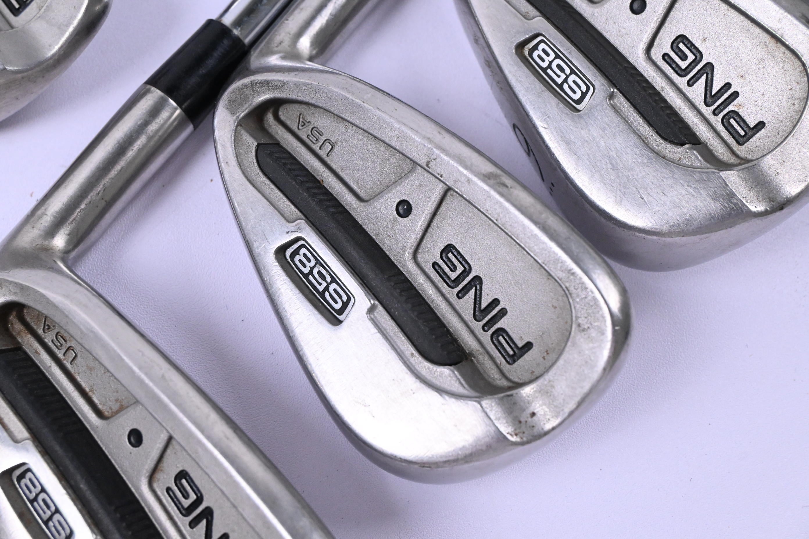 Ping S58 Irons / 4-PW / Black Dot / Stiff Flex Ping Z-Z65 Shafts