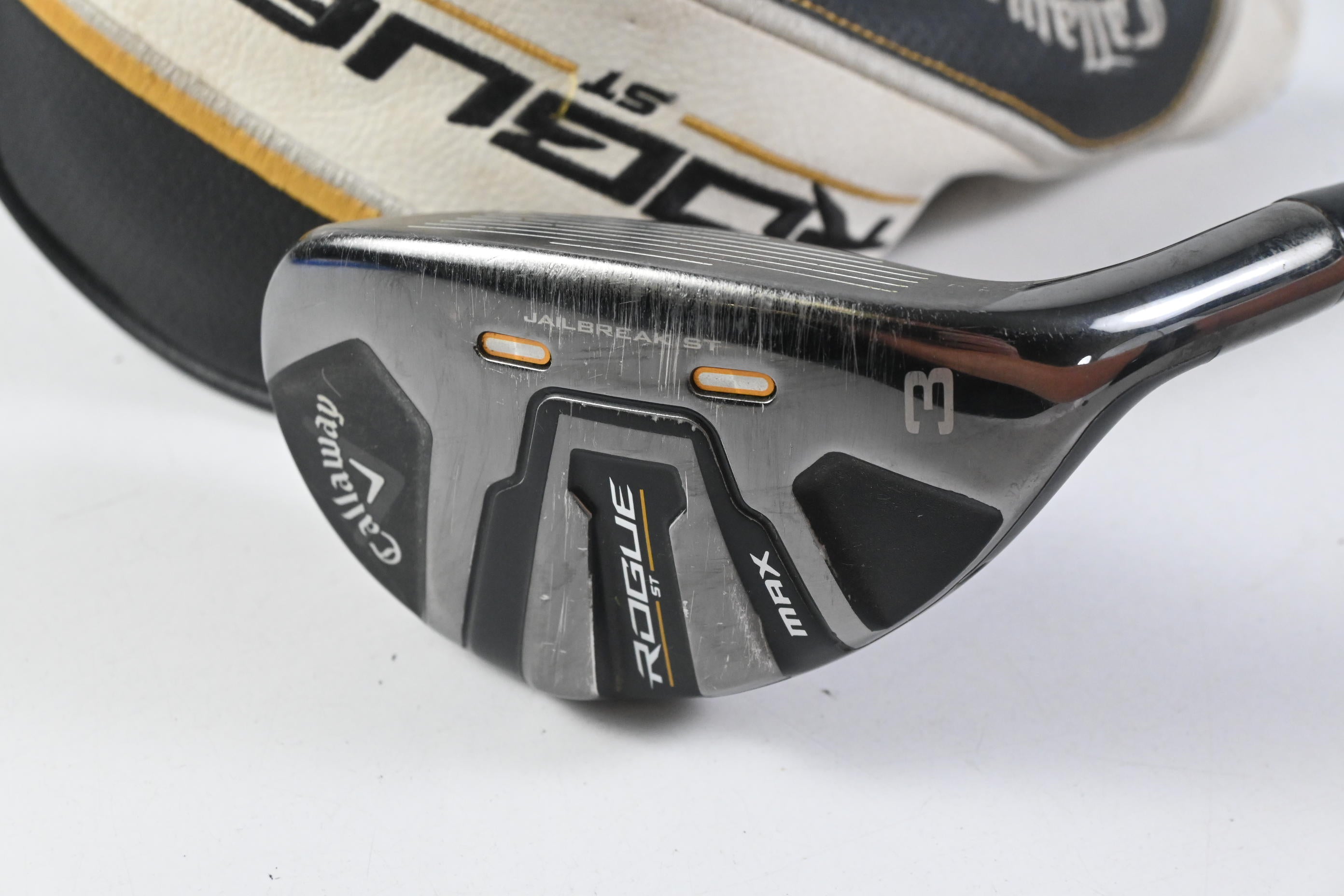 Callaway Rogue ST Max #3 Hybrid / 19 Degree / Stiff Flex HZRDUS Silver 75 Shaft