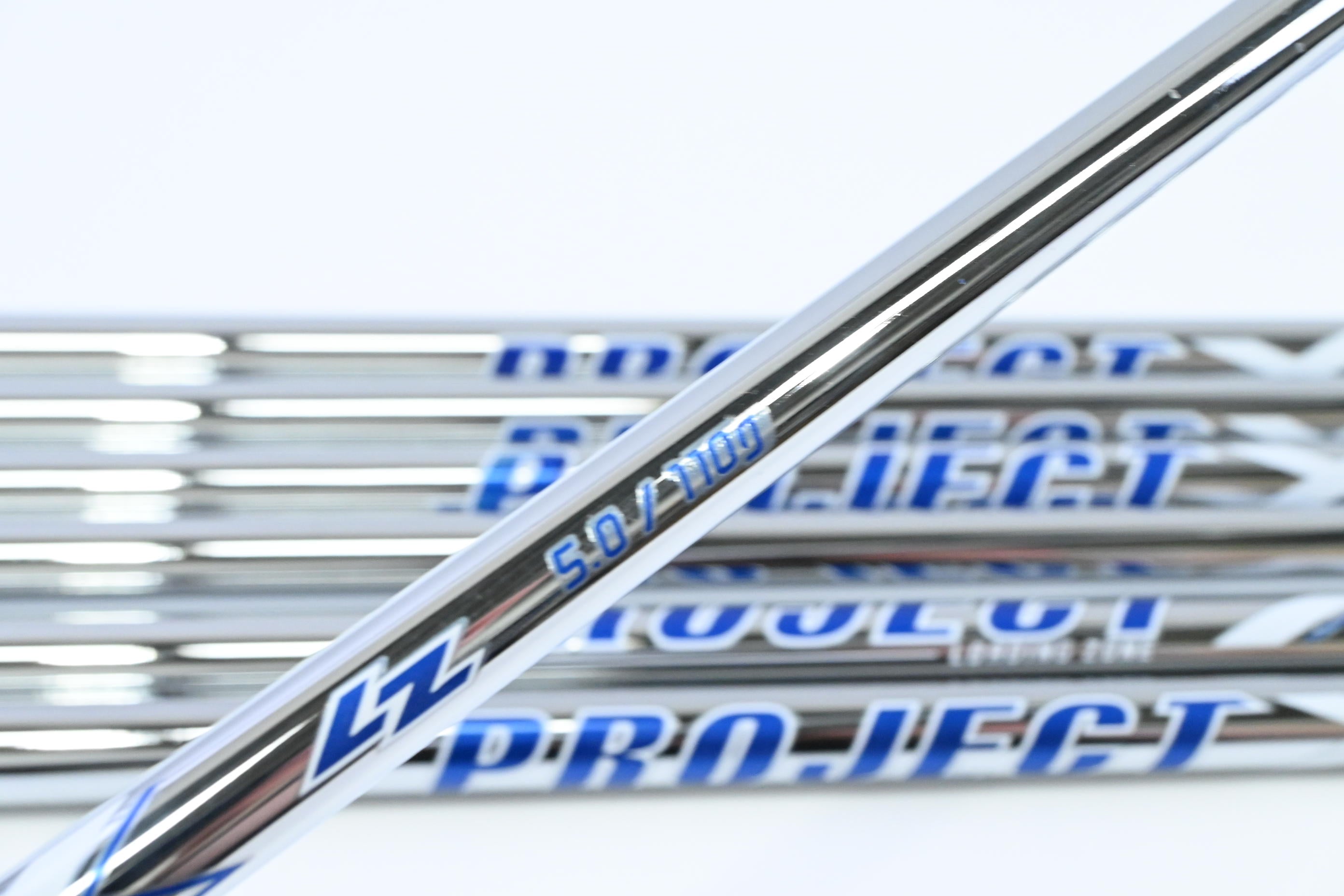 Project X LZ 110 Iron Shafts / Regular Flex / Set Of 7 / .370" Tip / Uncut
