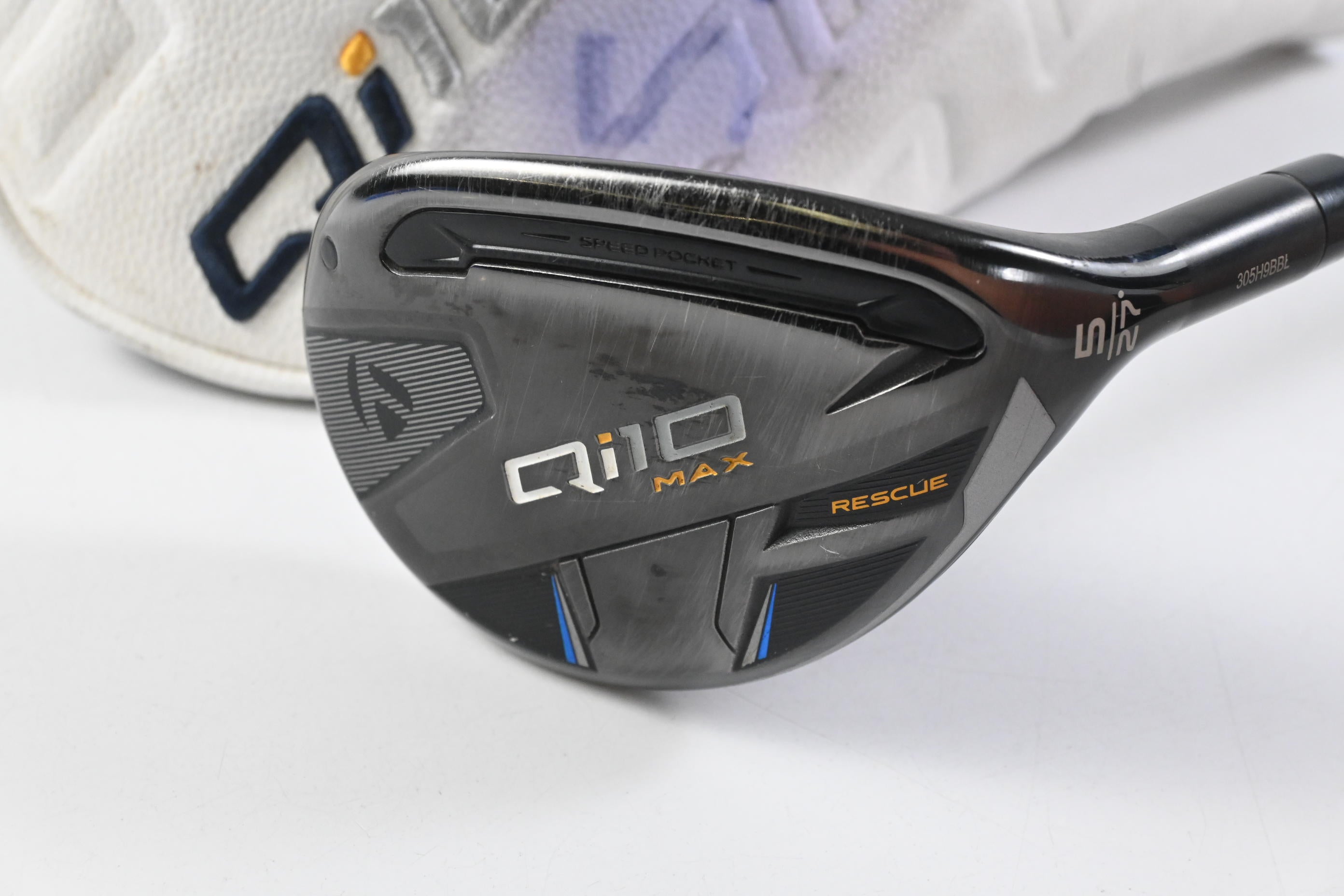Ladies Taylormade Qi10 Max #5 Hybrid / 27 Degree / Ladies Flex Speeder NX TCS 40
