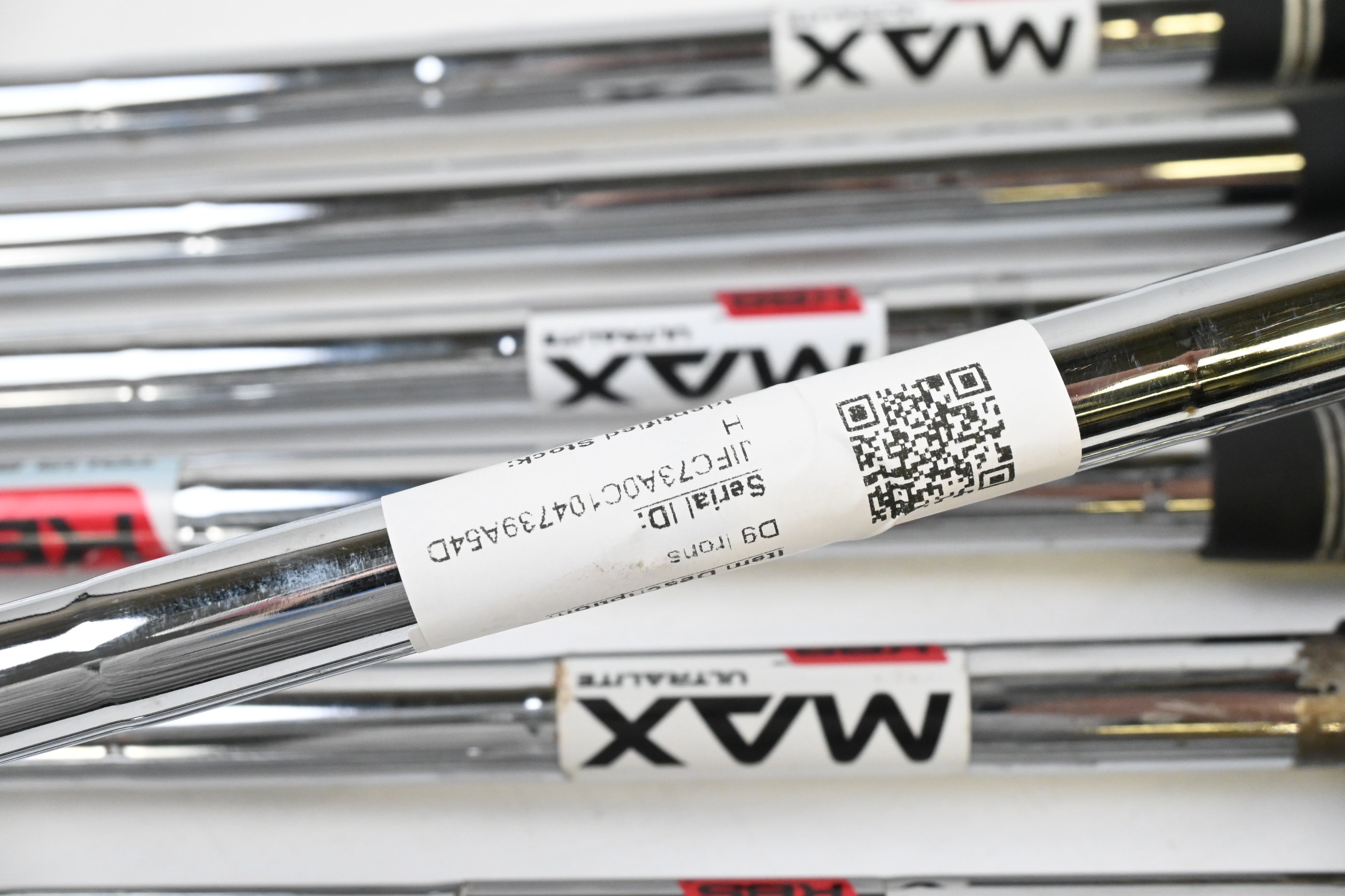 Wilson D9 Irons / 5-PW+GW+SW / Senior Flex KBS MAX Ultralite Shafts