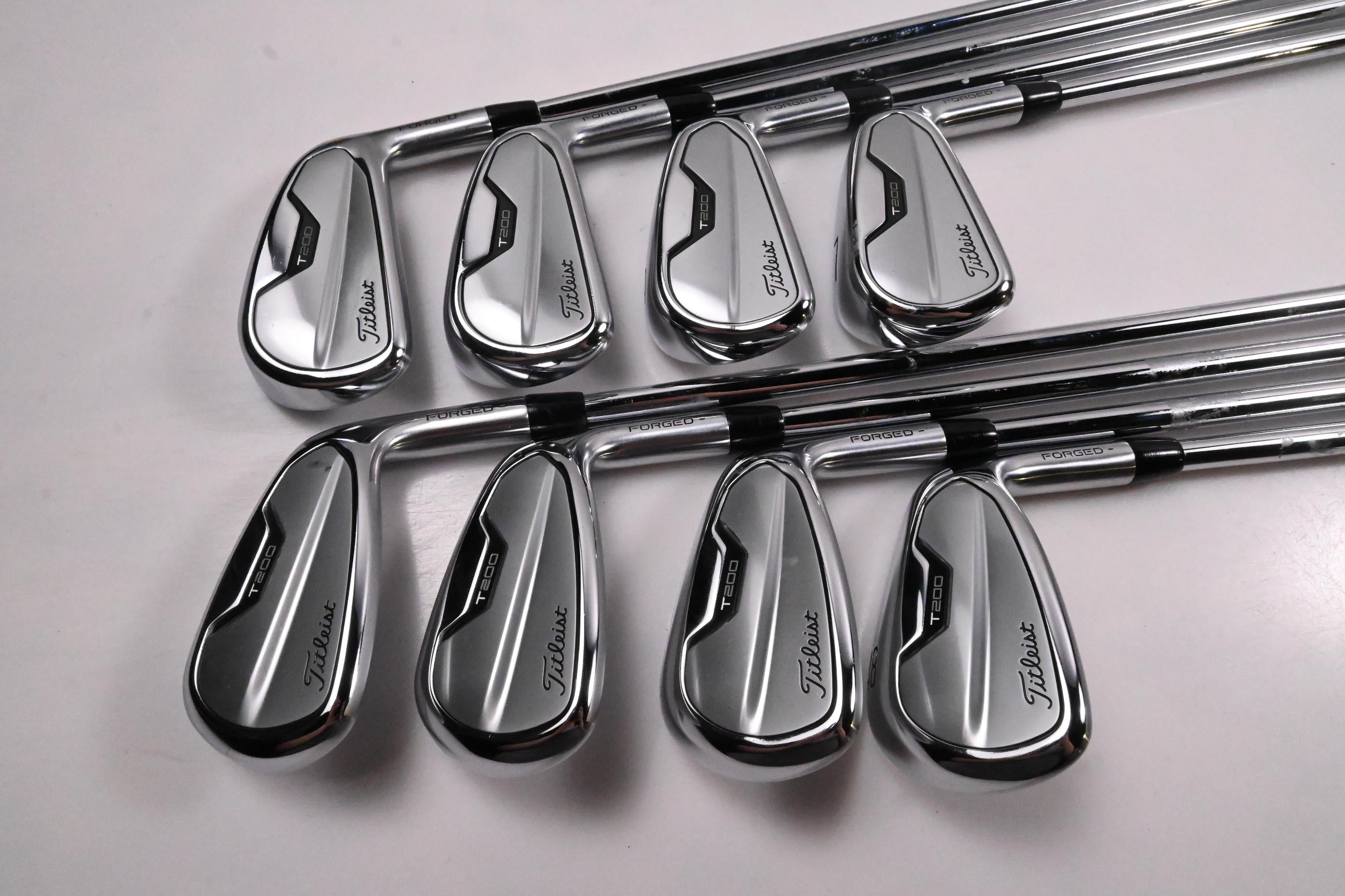 Titleist T200 2021 Irons / 4-PW+GW / Regular Flex Dynamic Gold R300 Shafts