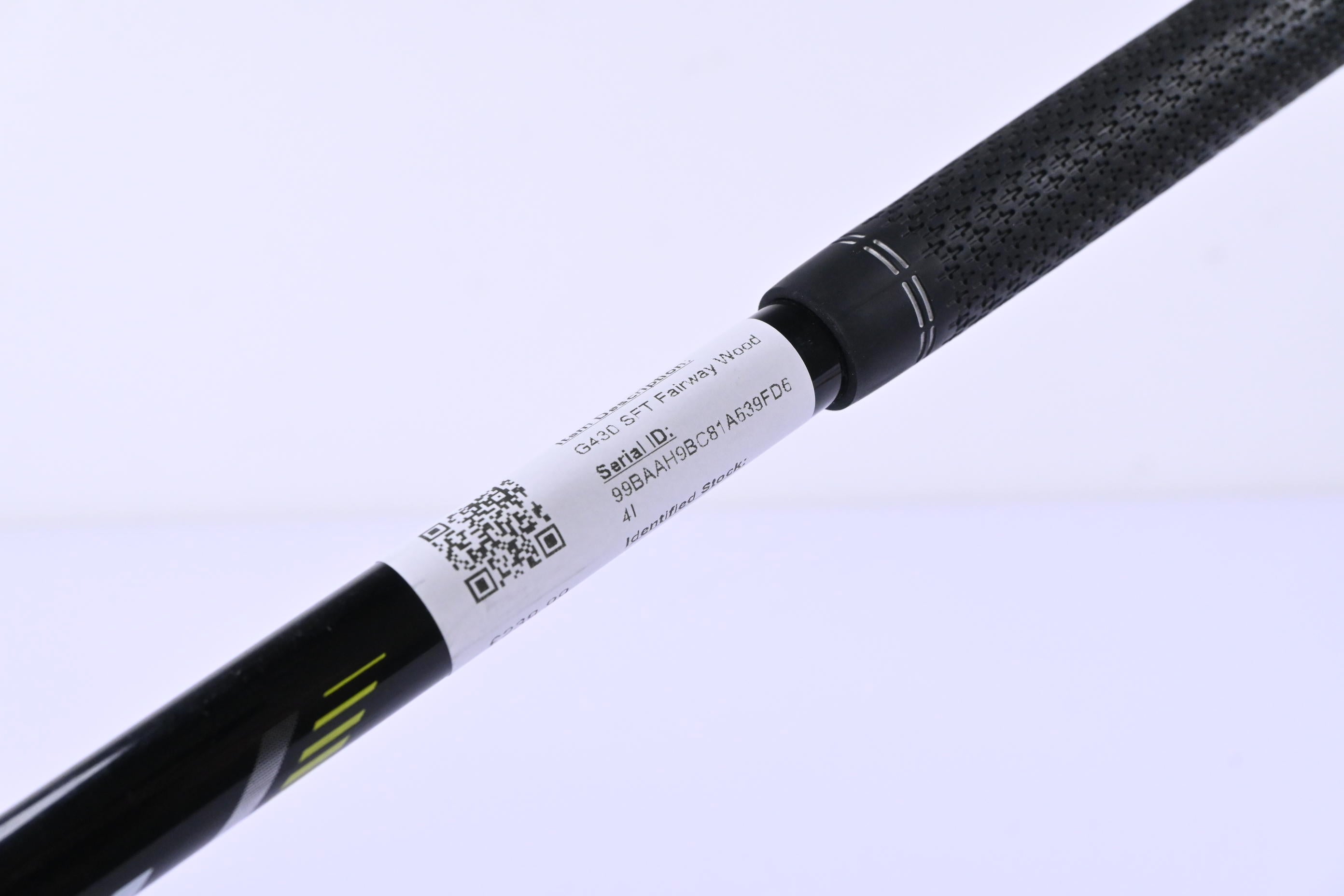 Ping G430 SFT #5 Wood / 19 Degree / Regular Flex Ping Alta CB Black 65 Shaft