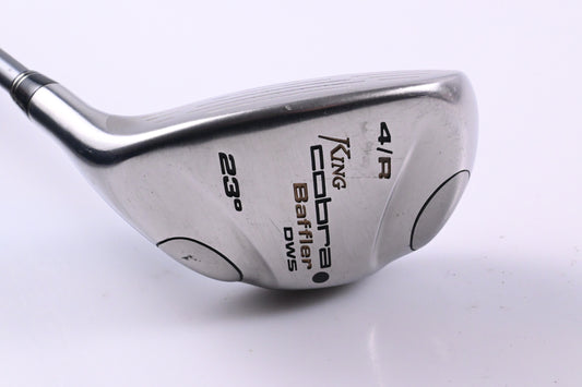 Left Hand Cobra Baffler DWS #4 Hybrid / 23 Degree / Stiff Flex Aldila NV HL 65