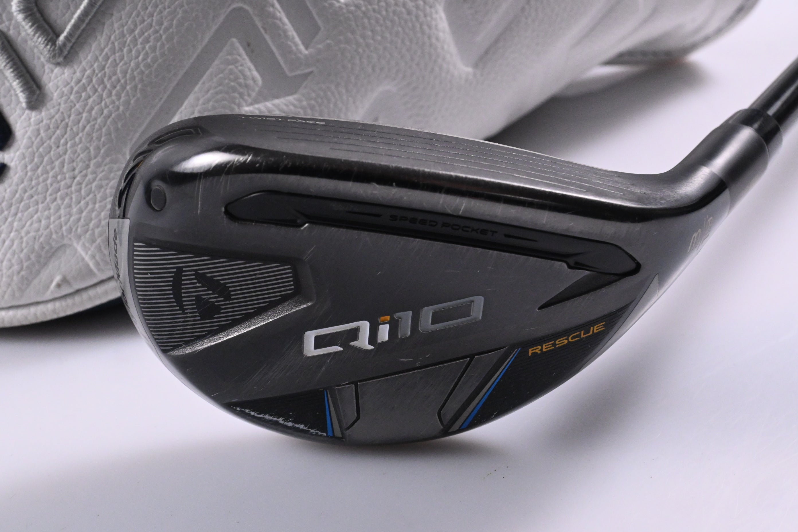 Taylormade Qi10 #3 Hybrid / 19 Degree / Stiff Flex Fujikura Ventus TR Blue 7