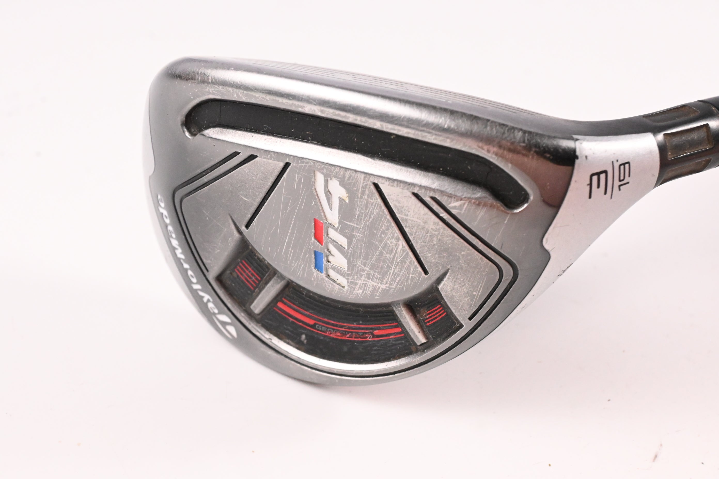 Taylormade M4 #3 Hybrid / 19 Degree / Regular Flex Fujikura Atmos Red 6 Shaft