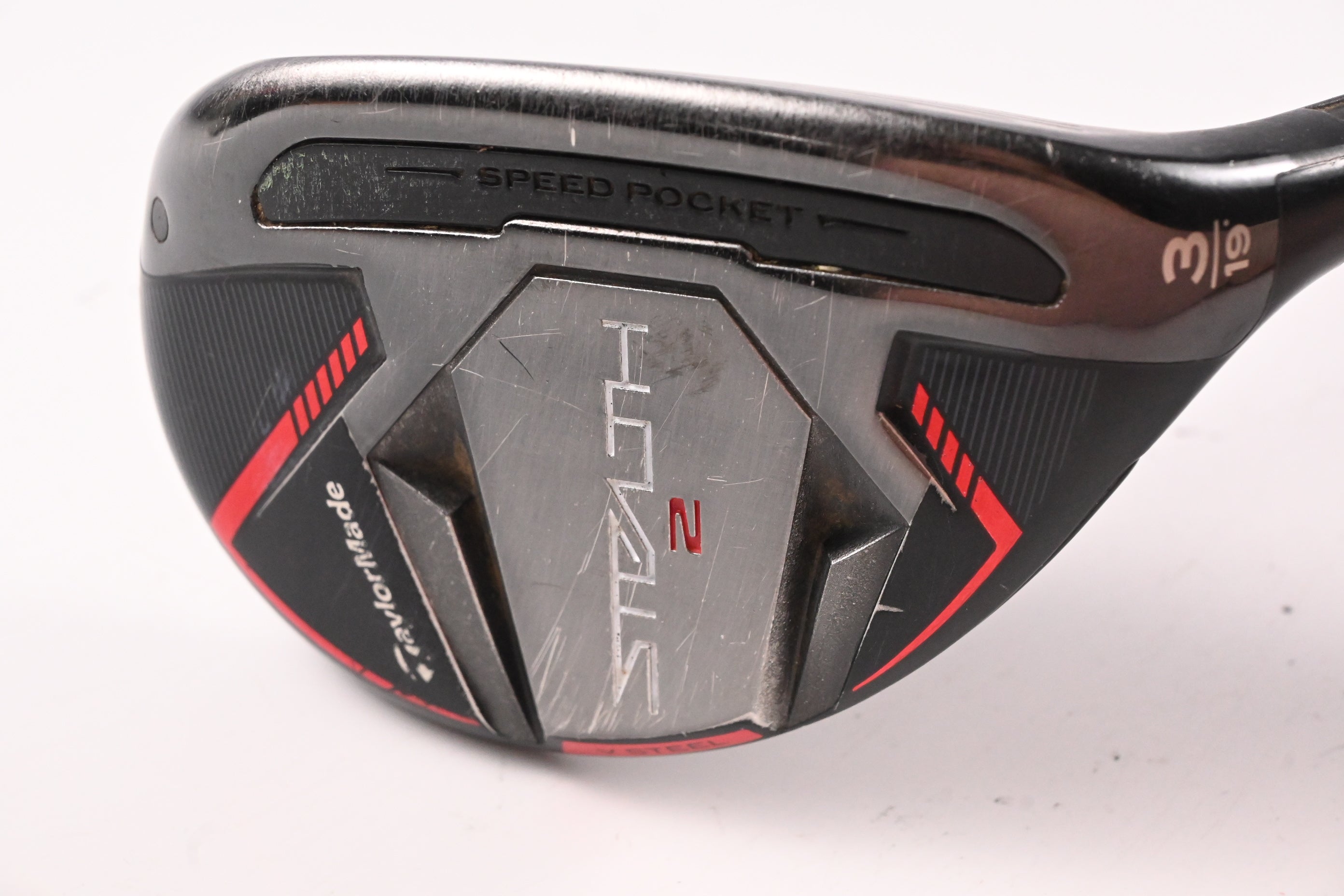 Taylormade Stealth 2 #3 Hybrid / 19 Degree / Stiff Flex Fujikura Ventus Red 7