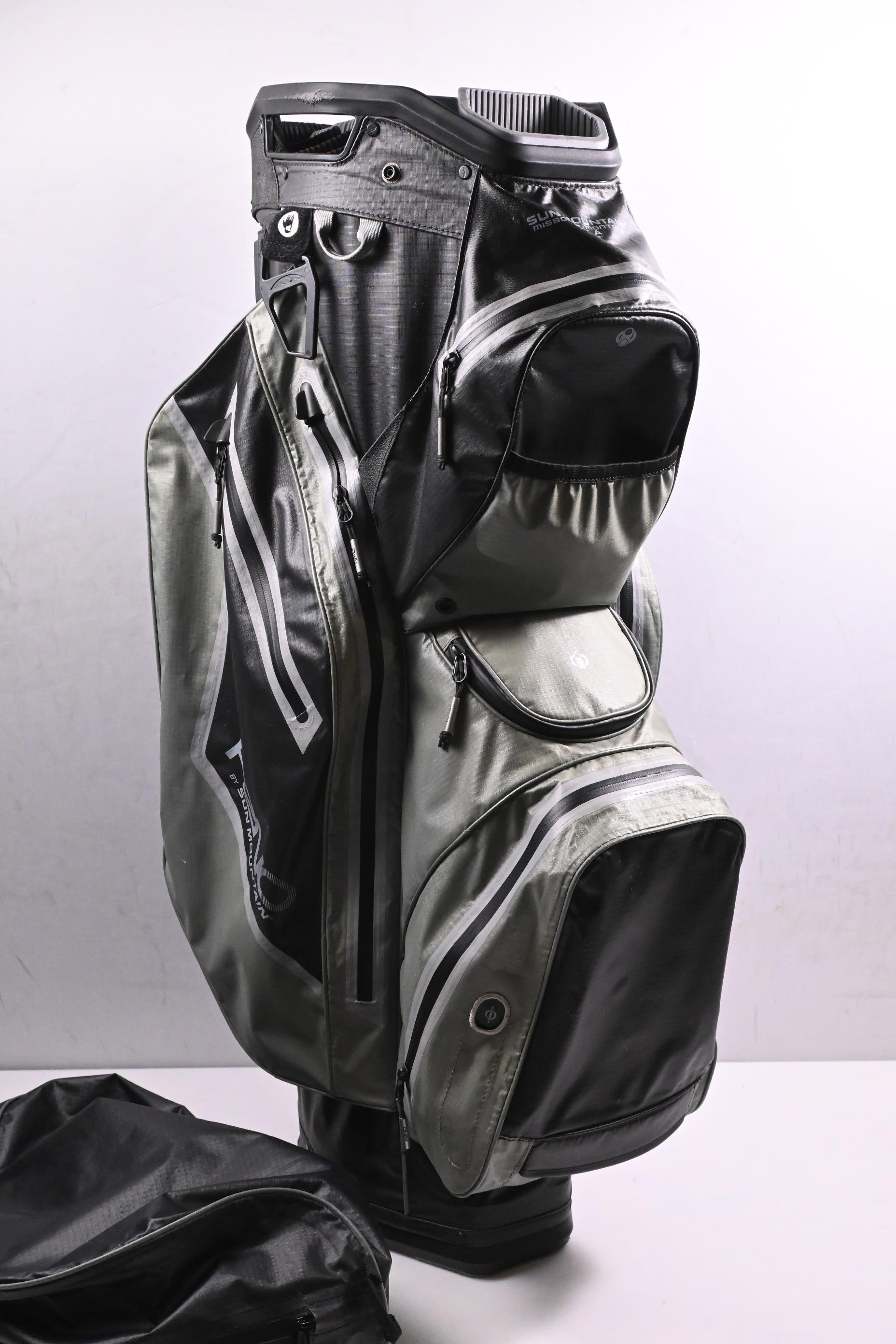Sun Mountain H2NO Cart Bag / 14-Way Divider / Black, Grey