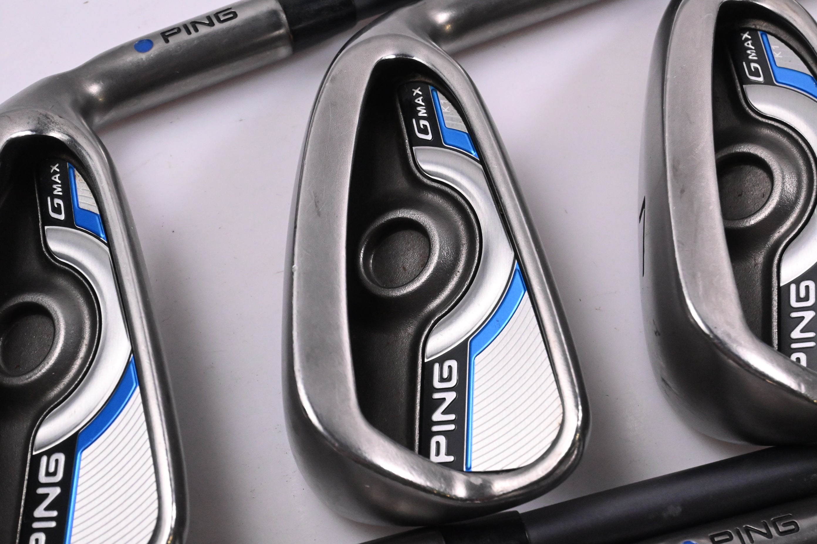 Ping GMax Irons / 5-PW / Blue Dot / Regular Flex Ping CFS 70 Shafts