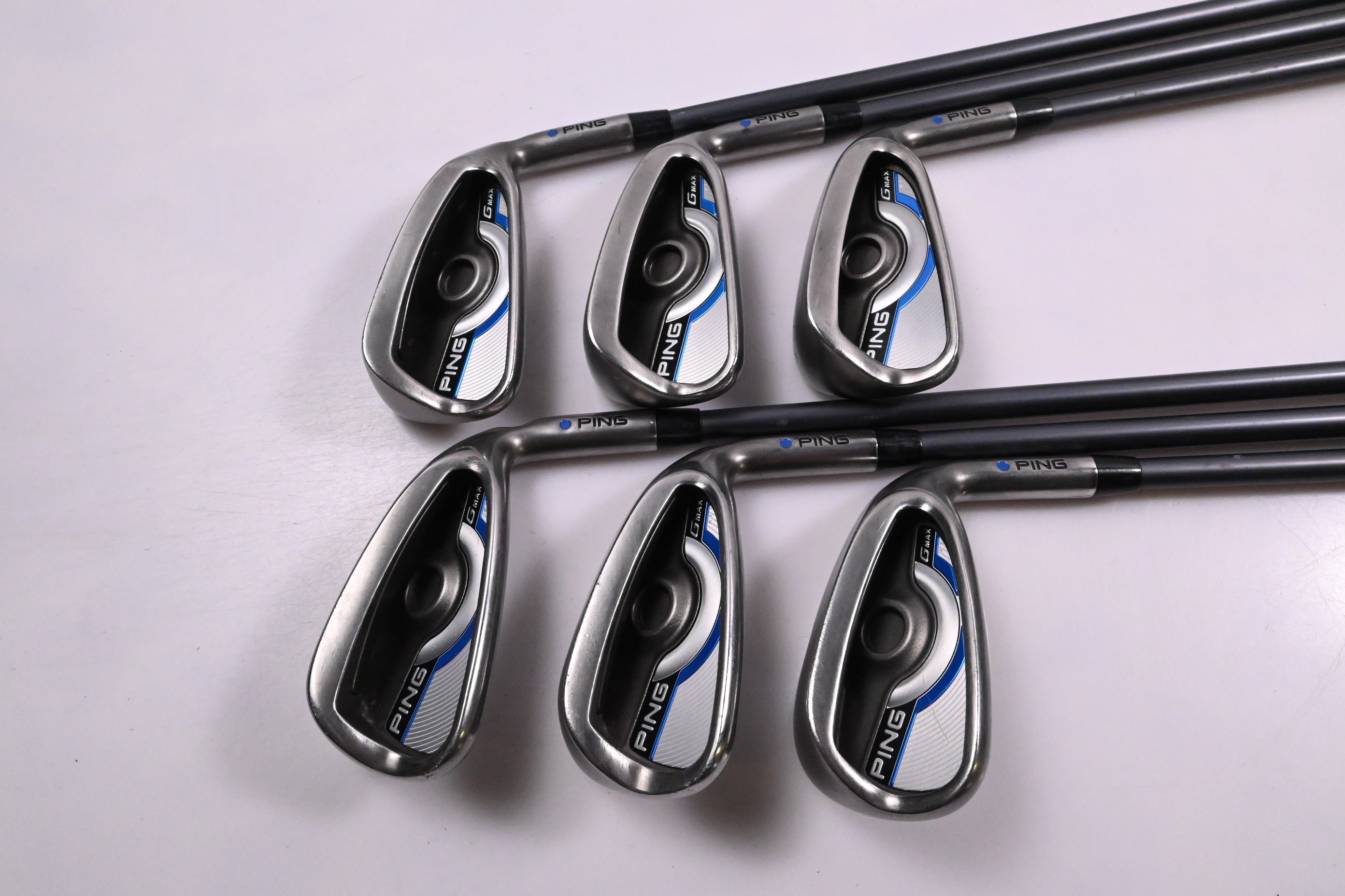 Ping GMax Irons / 5-PW / Blue Dot / Regular Flex Ping CFS 70 Shafts