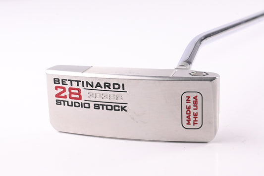 Bettinardi Studio Stock Silver/Red 28 2021 Putter / 34 Inch