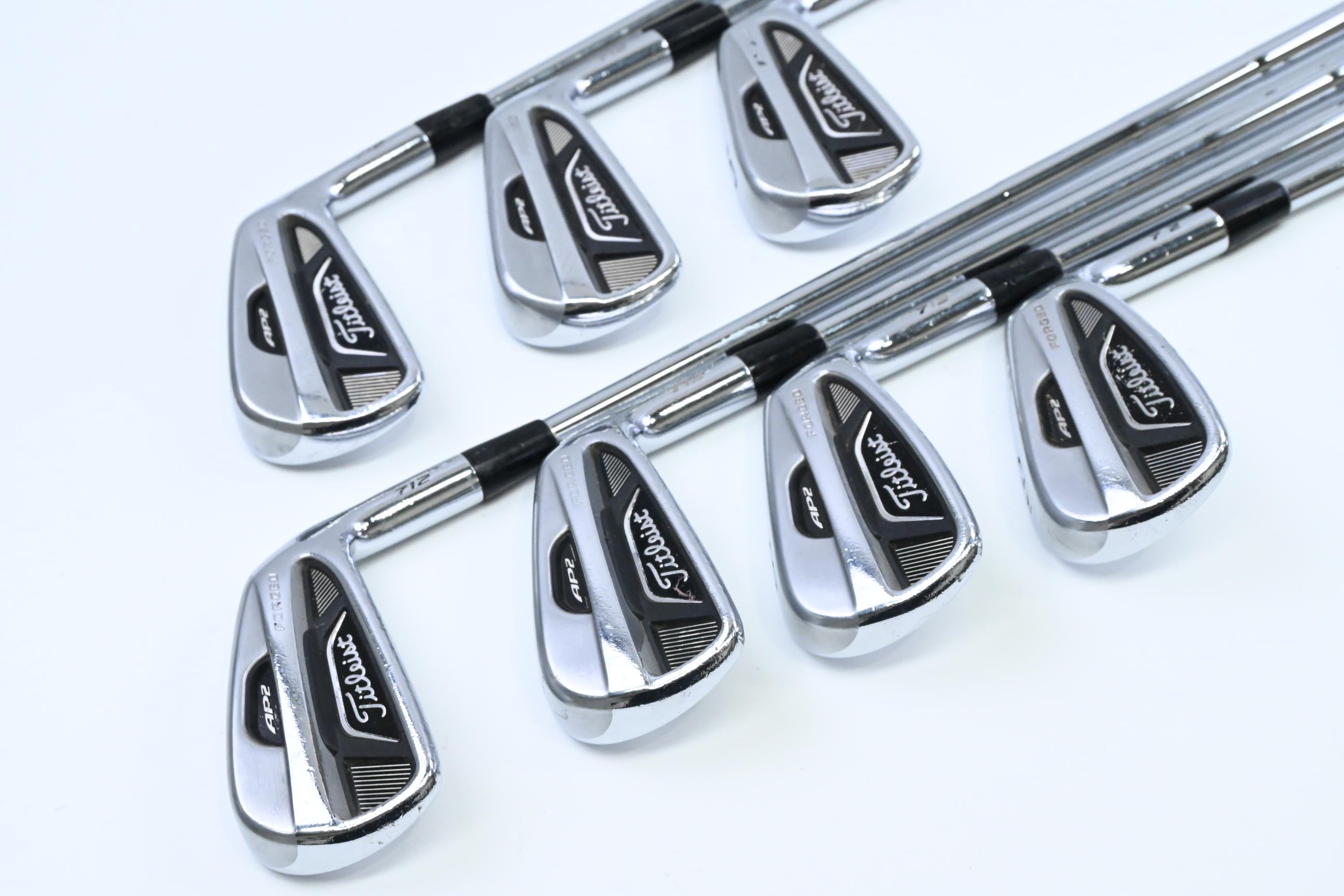 Titleist 712 AP2 Irons / 3-9 / Stiff Flex Steel Shafts
