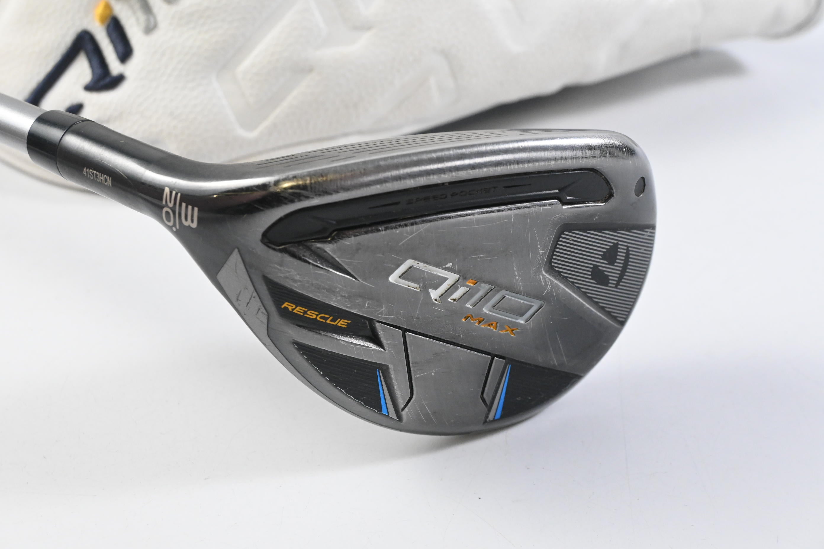 Left Hand Taylormade Qi10 Max #3 Hybrid / 20 Degree / Regular Flex Speeder NX