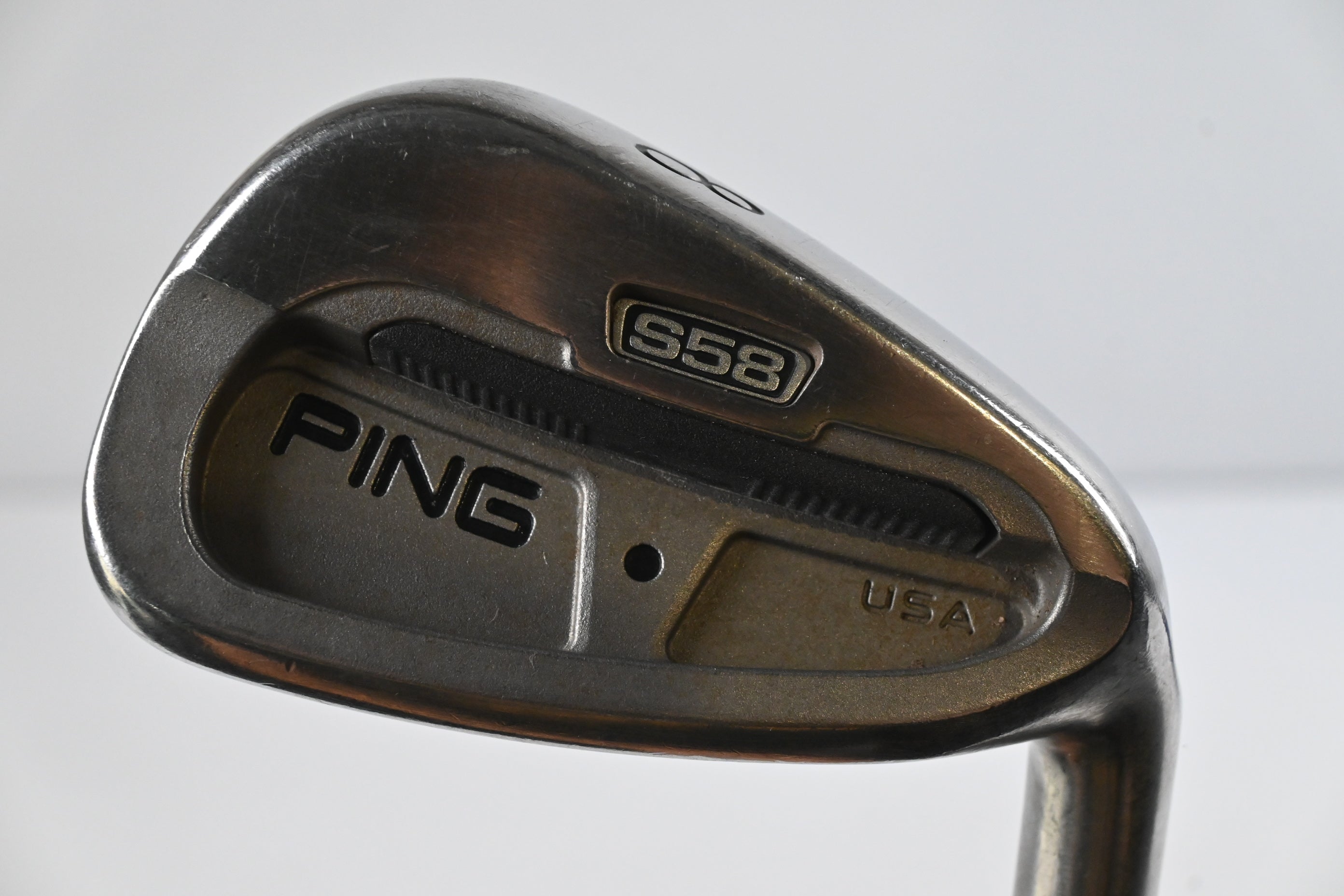 Ping S58 #8 Iron / Black Dot / Stiff Flex Ping Z-765 Shaft