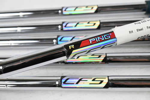 Ping G25 Irons / 5-PW / Blue Dot / Regular Flex Ping CFS Steel Shafts