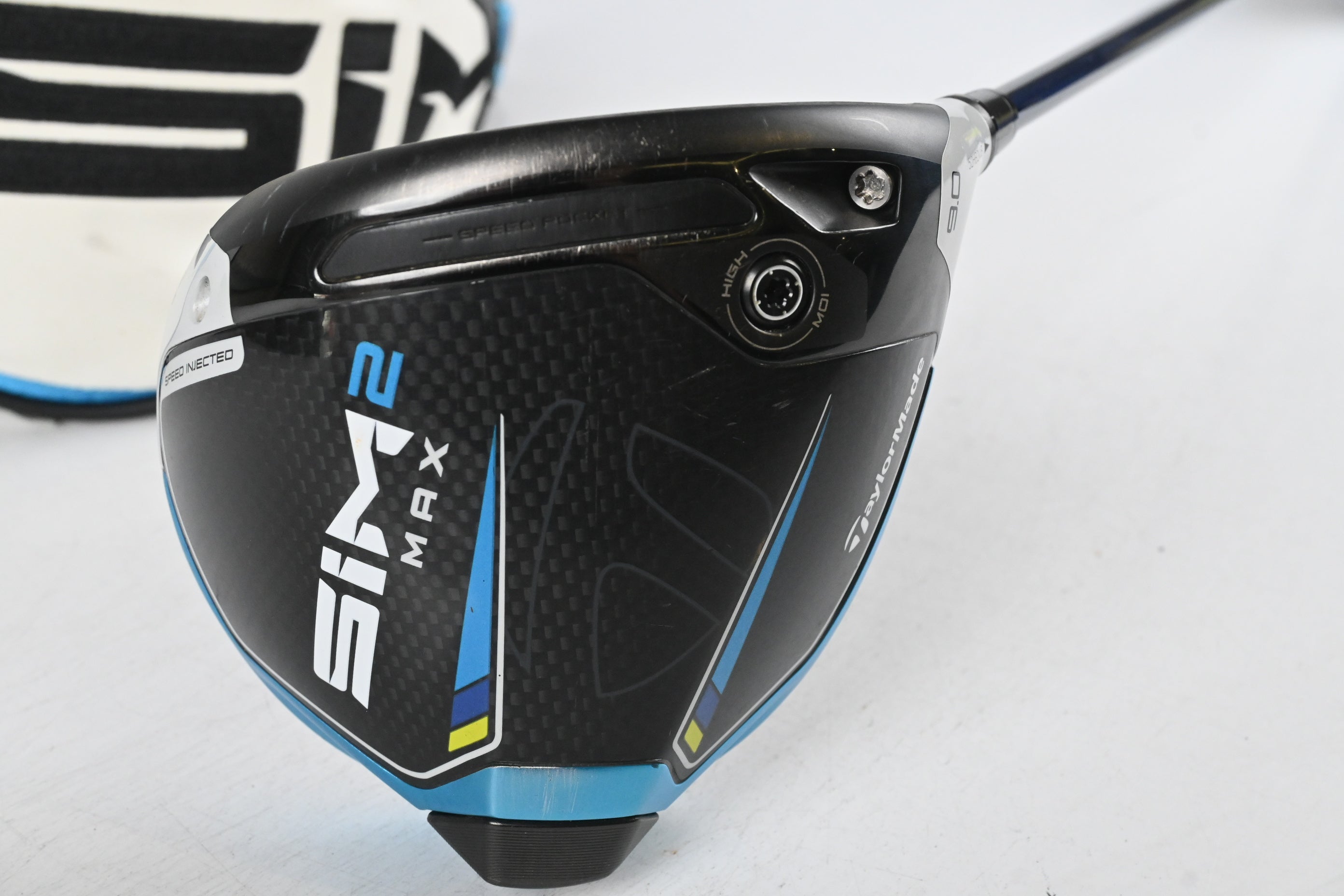 Taylormade SIM2 Max Driver / 9 Degree / Stiff Flex Fujikura Ventus Blue 5 Shaft