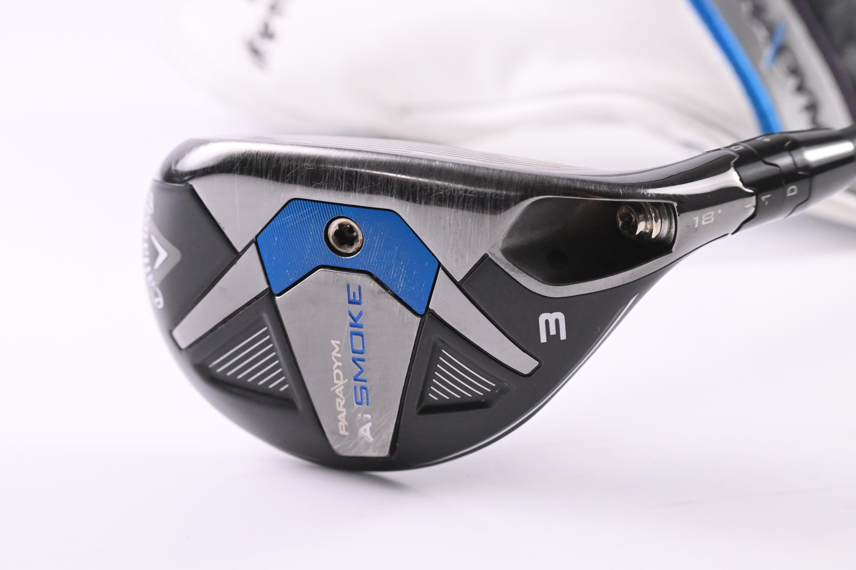 Callaway Paradym Ai Smoke #3 Hybrid / 18 Degree / Stiff Flex Cypher 70 Shaft