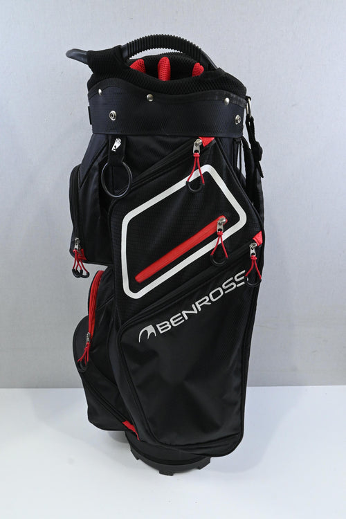 Benross HTX Cart Bag / 14-Way / Black, Red, White