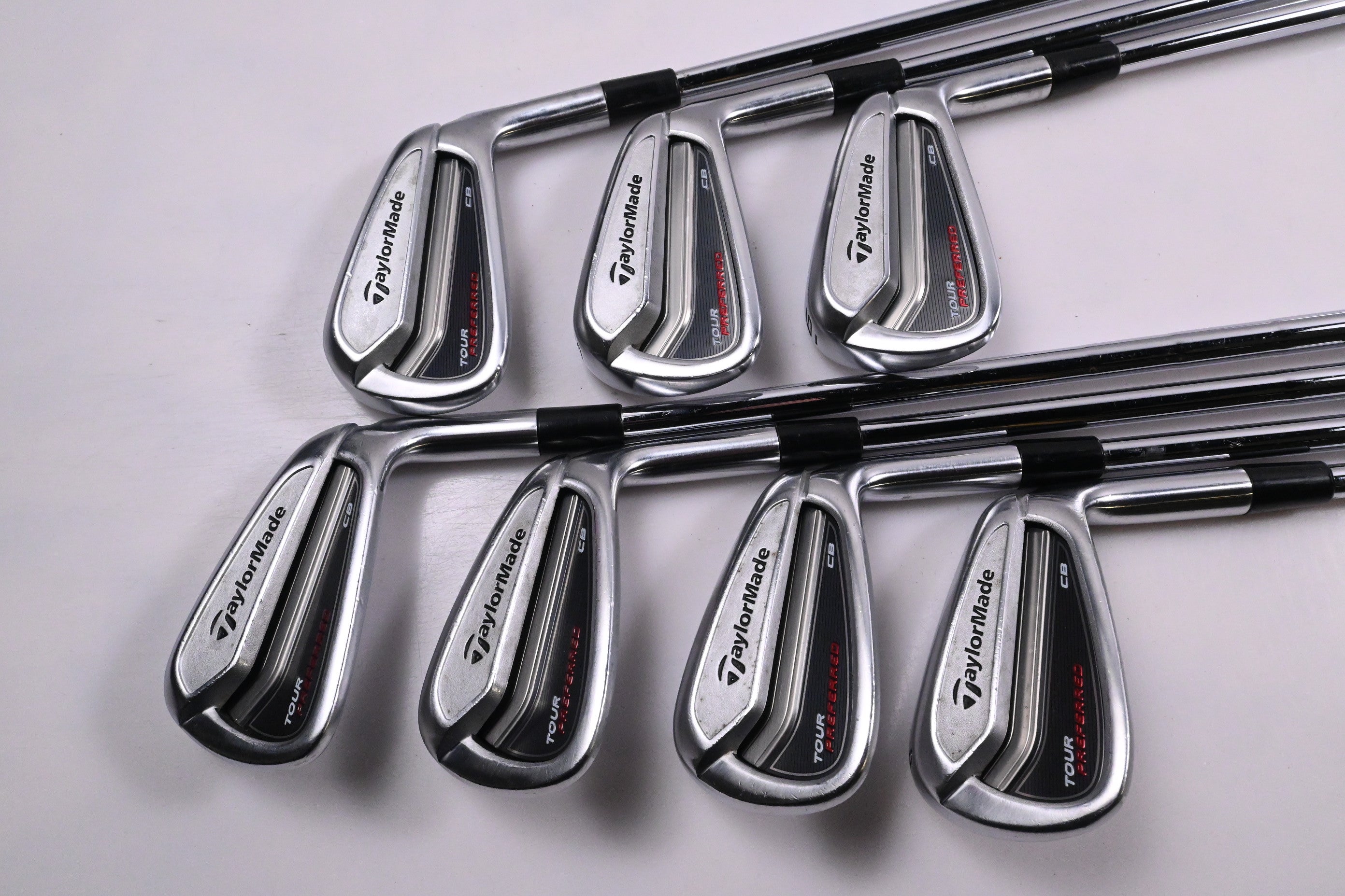 Taylormade Tour Preferred CB 2014 Irons / 4-PW / Stiff Flex KBS Tour Shaft