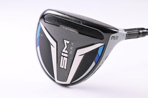 Taylormade SIM Max #3 Wood / 15 Degree / Stiff Flex Fujikura Ventus Blue 6 Shaft