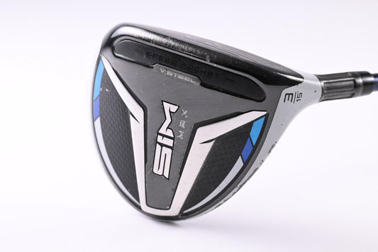 Taylormade SIM Max #3 Wood / 15 Degree / Stiff Flex Fujikura Ventus Blue 6 Shaft