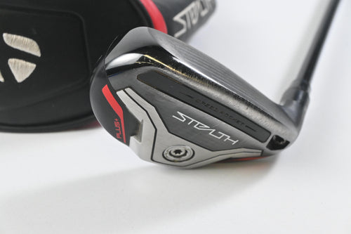 TaylorMade Stealth Plus #3 Hybrid / 19.5 Degree / Stiff Flex HZRDUS Smoke RDX