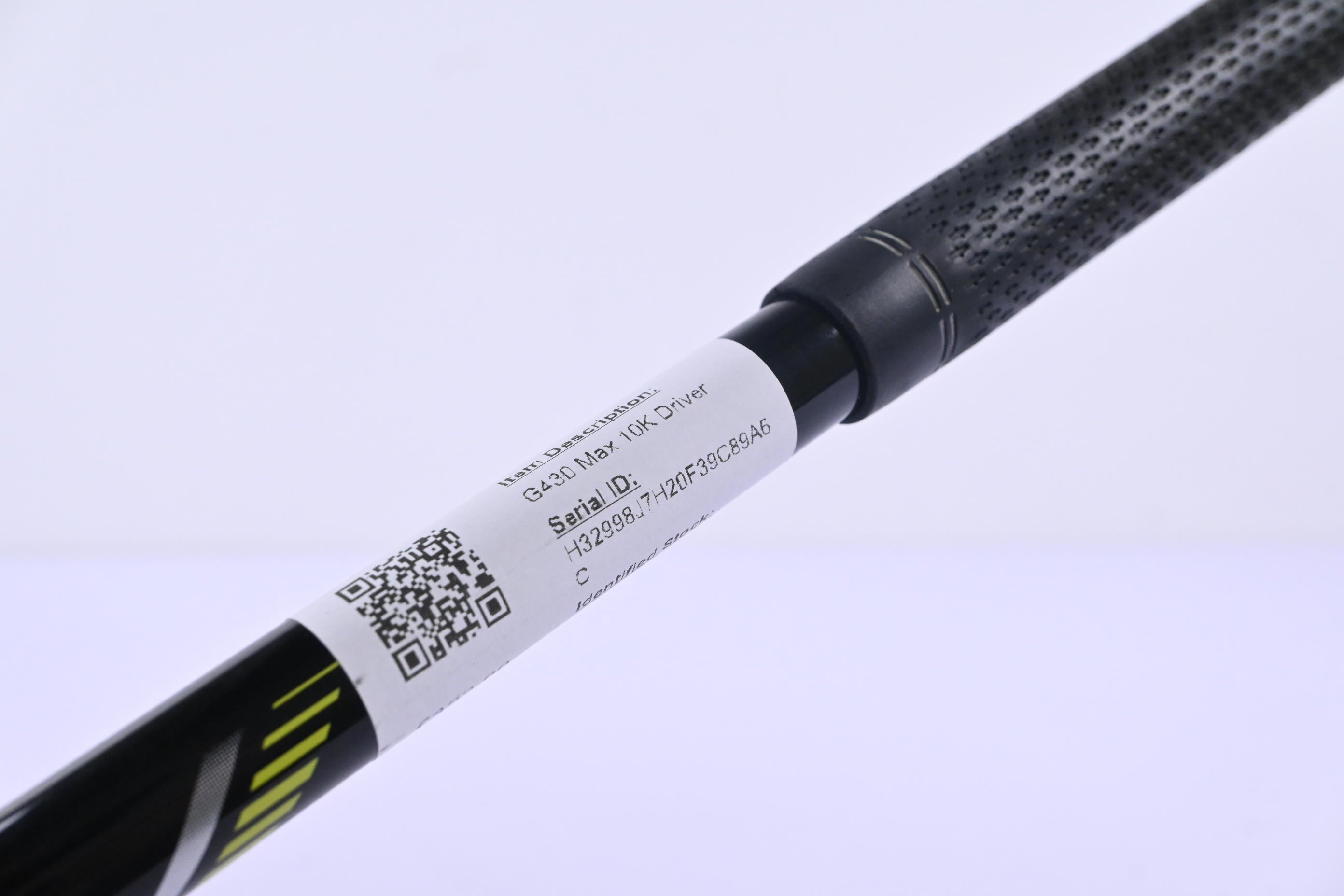 Ping G430 Max 10K Driver / 10.5 Degree / Stiff Flex Ping Alta CB Black 55 Shaft