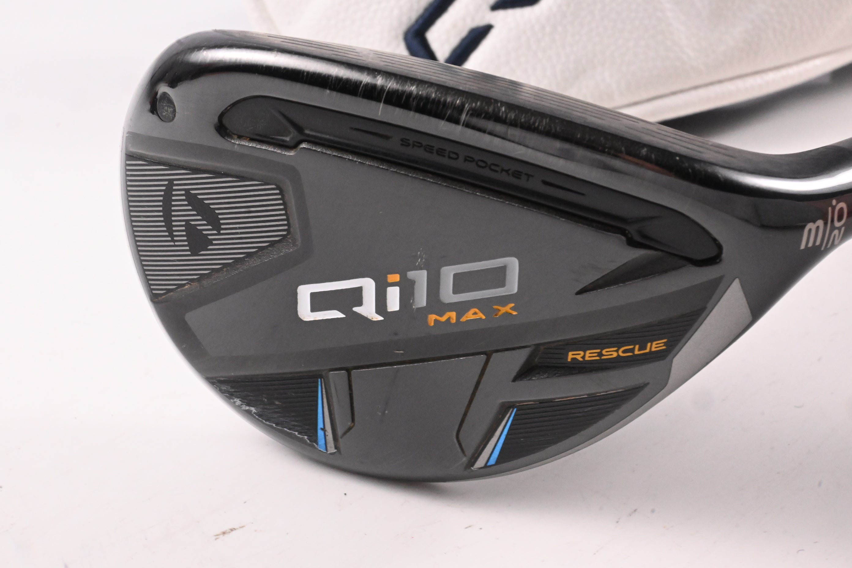 Taylormade Qi10 Max #3 Hybrid / 20 Degree / Stiff Flex Tensei AV Blue 75 Shaft