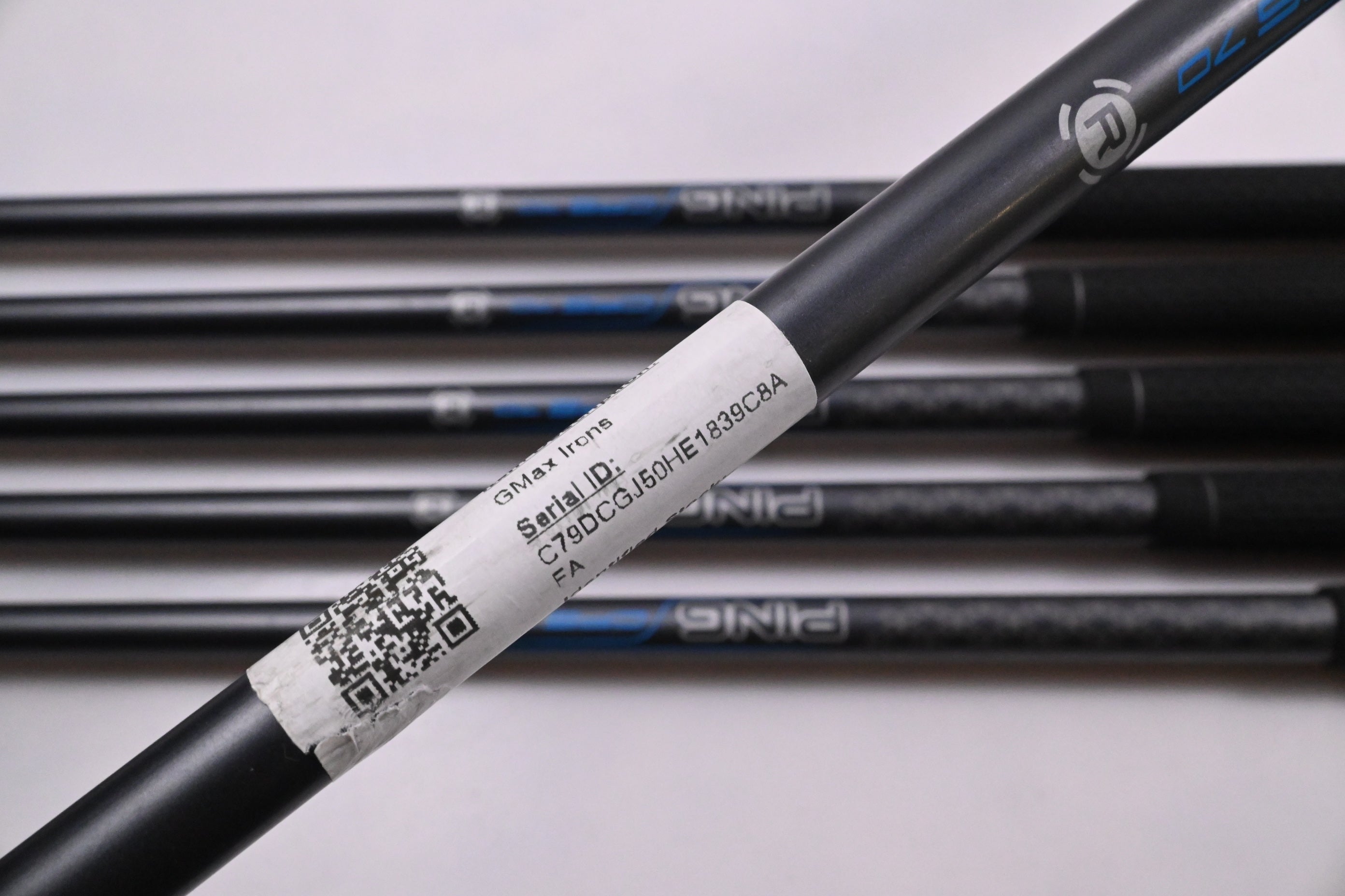 Ping GMax Irons / 5-PW / Blue Dot / Regular Flex Ping CFS 70 Shafts