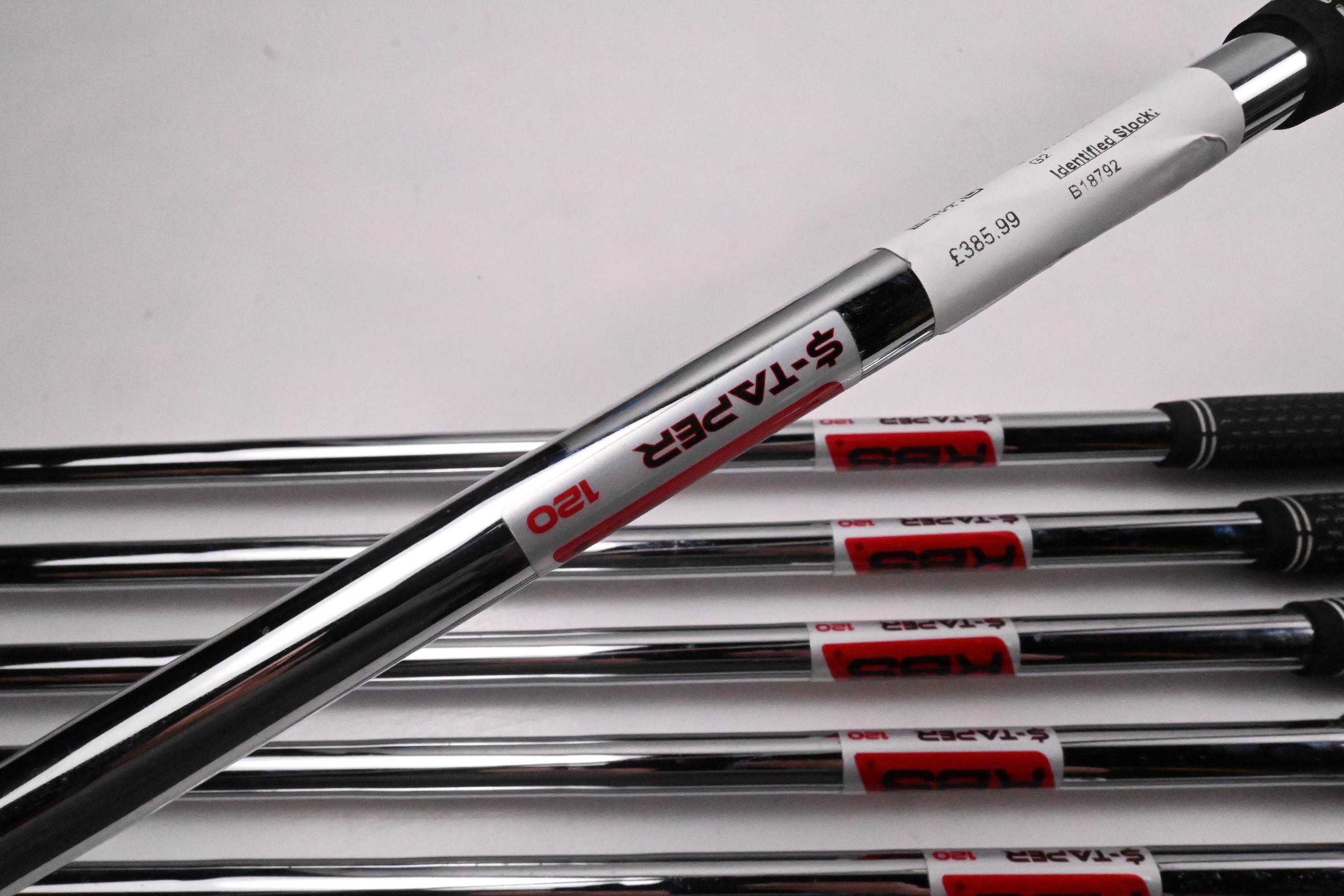 Cobra King Radspeed Irons / 5-PW+GW / Stiff Flex KBS $-Taper 120 Steel Shafts