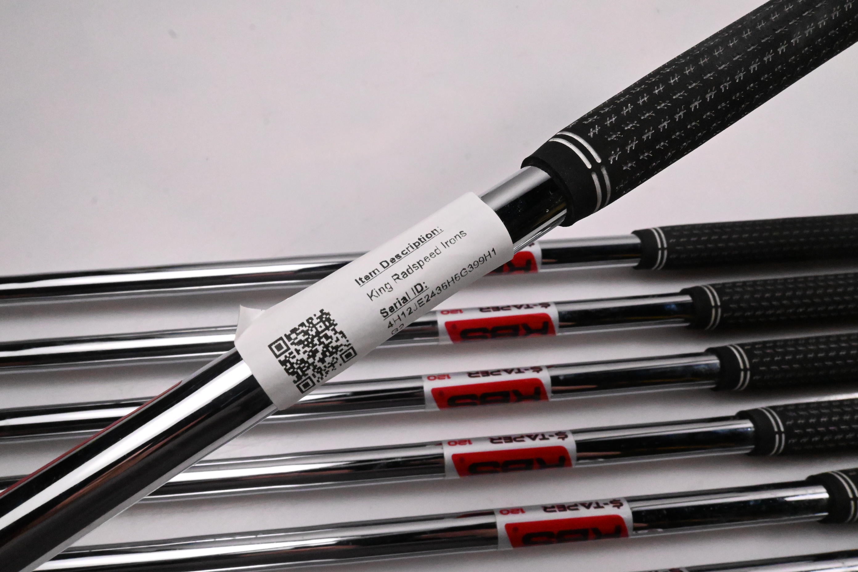 Cobra King Radspeed Irons / 5-PW+GW / Stiff Flex KBS $-Taper 120 Steel Shafts