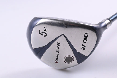 Ladies Yonex V-Mass 270 FL #5 Wood / 21 Degree / Ladies Flex Yonex Ultimum Ti 50