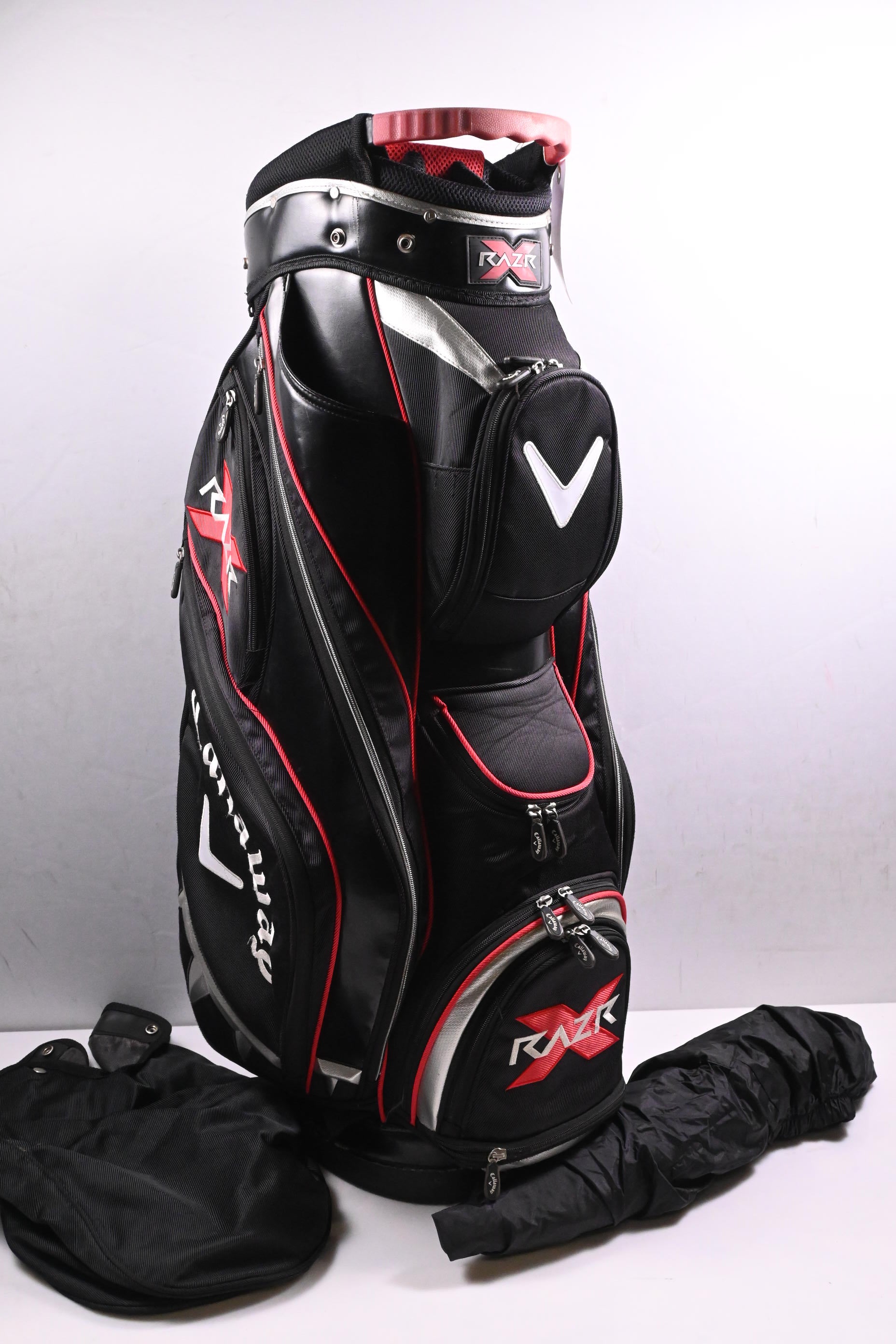 Callaway RAZR X Cart Bag / 14-Way Divider / Black, Red
