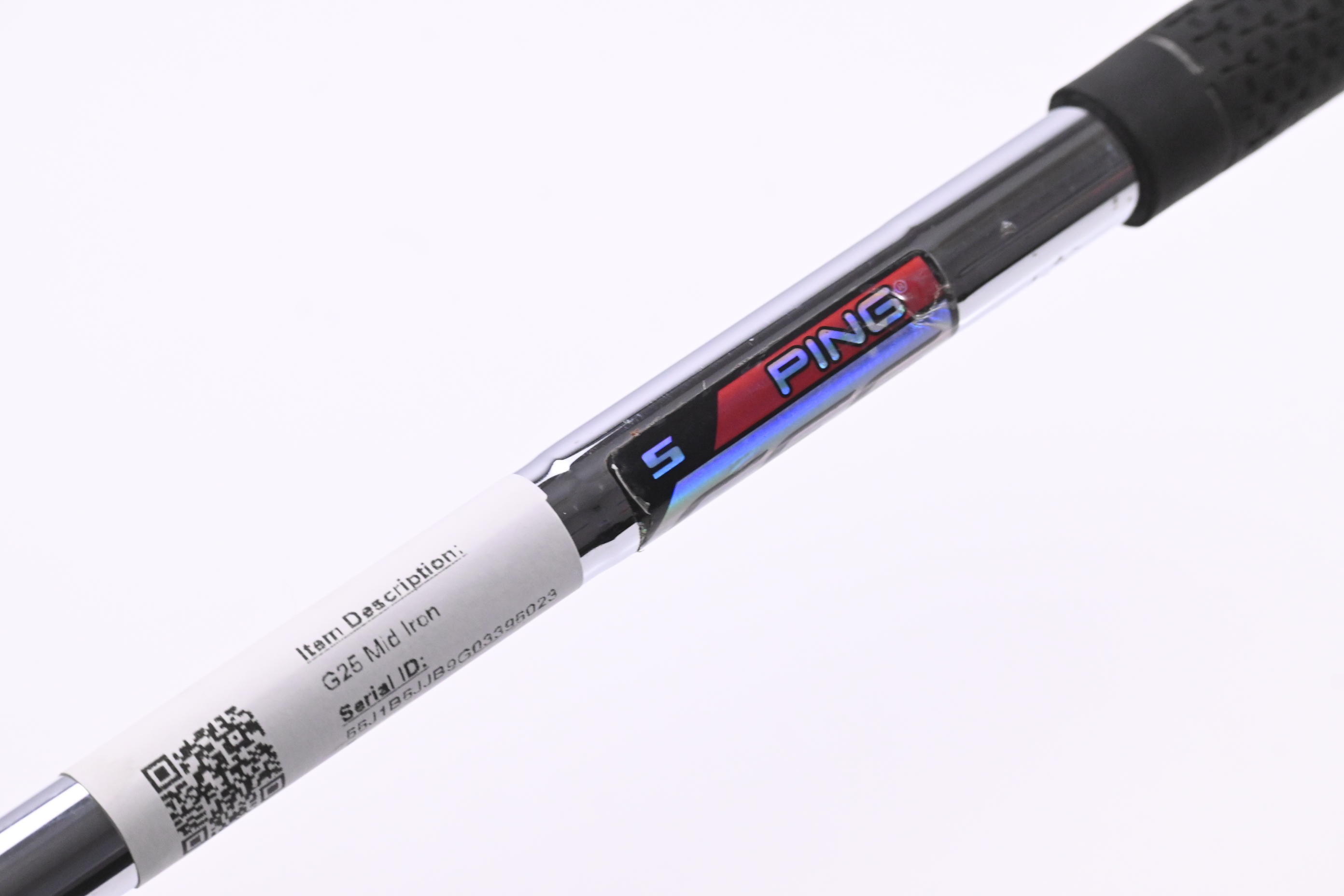 Ping G25 #5 Iron / 26 Degree / Black Dot / Stiff Flex Ping CFS Shaft