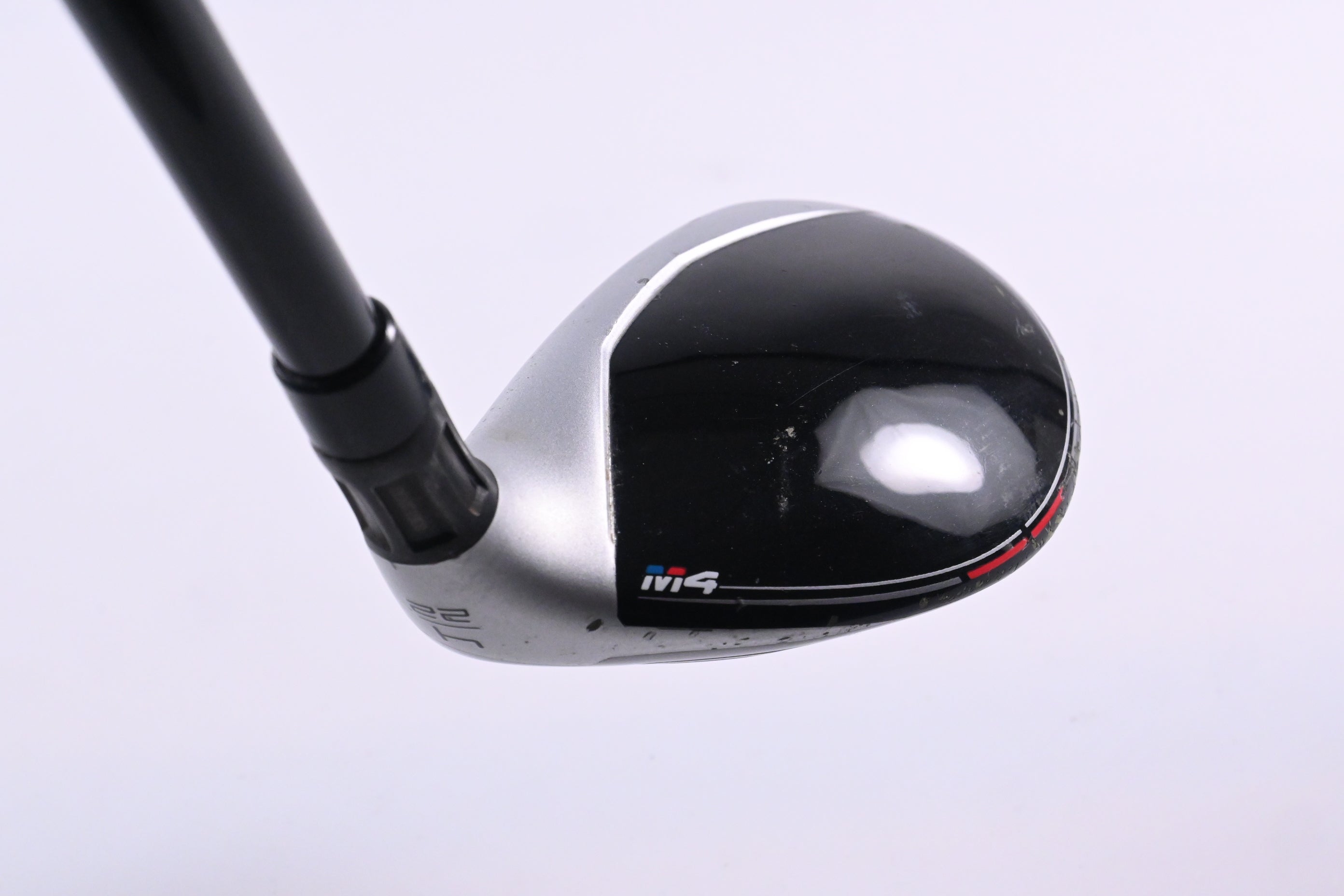 Taylormade M4 #4 Hybrid / 22 Degree / Stiff Flex Fujikura Atmos Red 7 Shaft